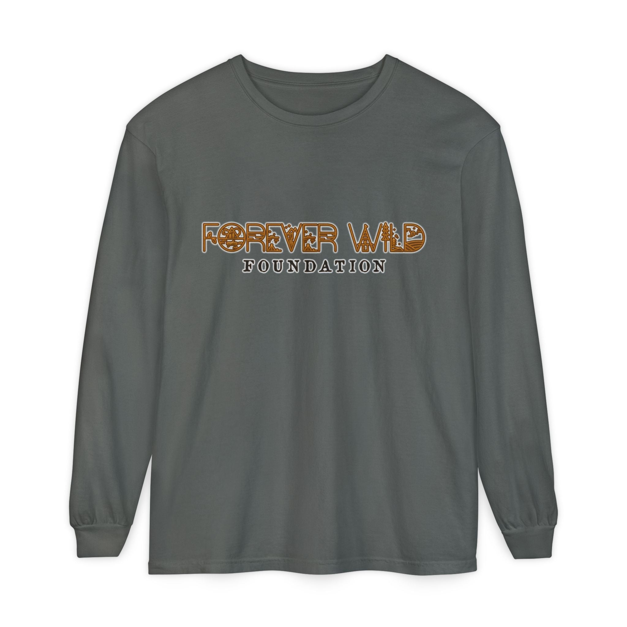 Forever Wild Foundation logo Long Sleeve T-Shirt | Nature Conservation