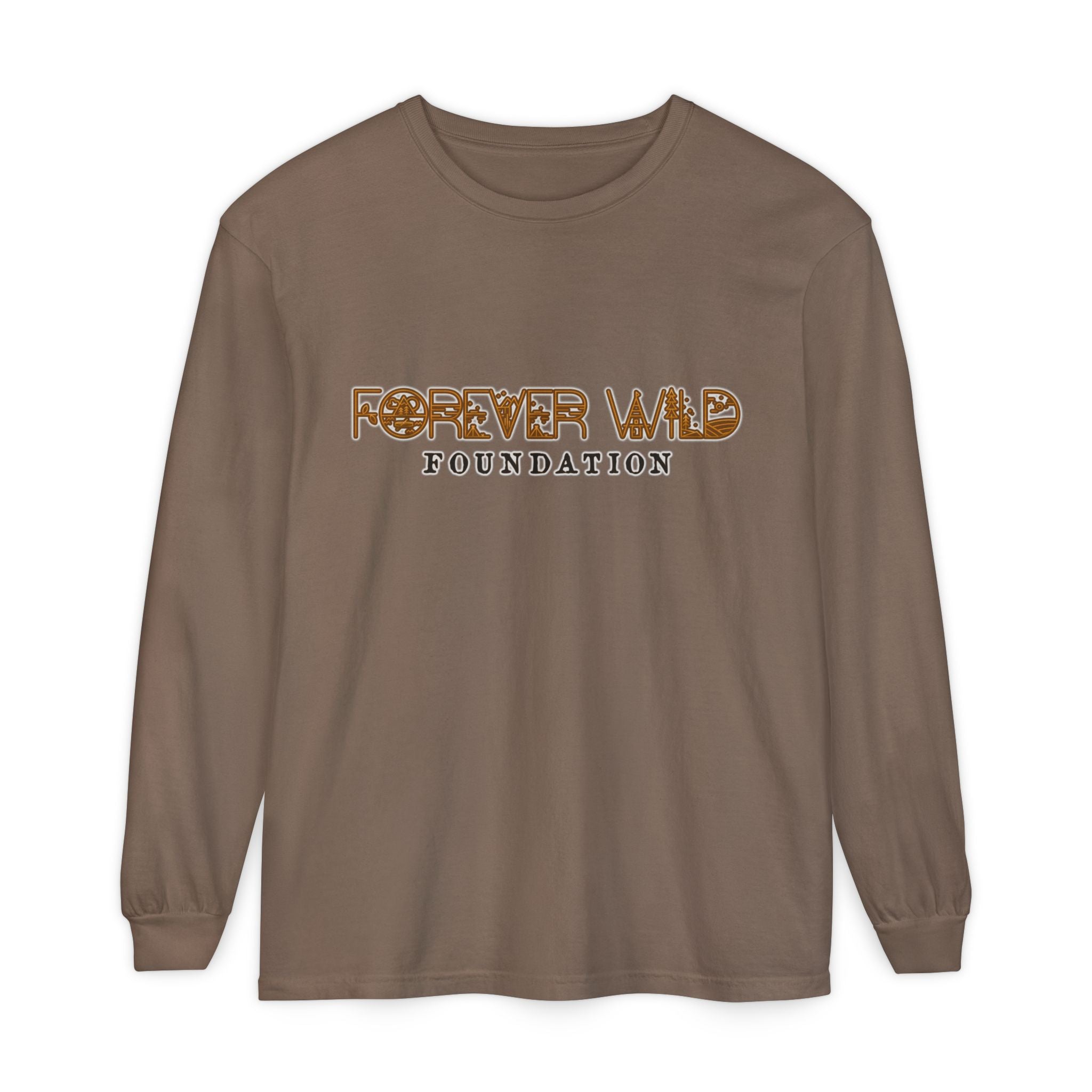 Forever Wild Foundation logo Long Sleeve T-Shirt | Nature Conservation