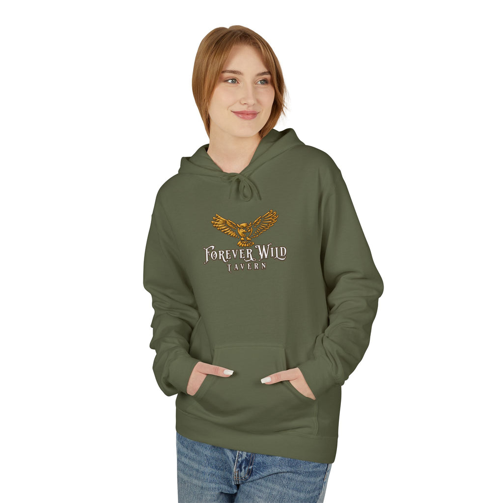 Forever Wild Tavern Hoodie — Historic Logo Large Front Logo