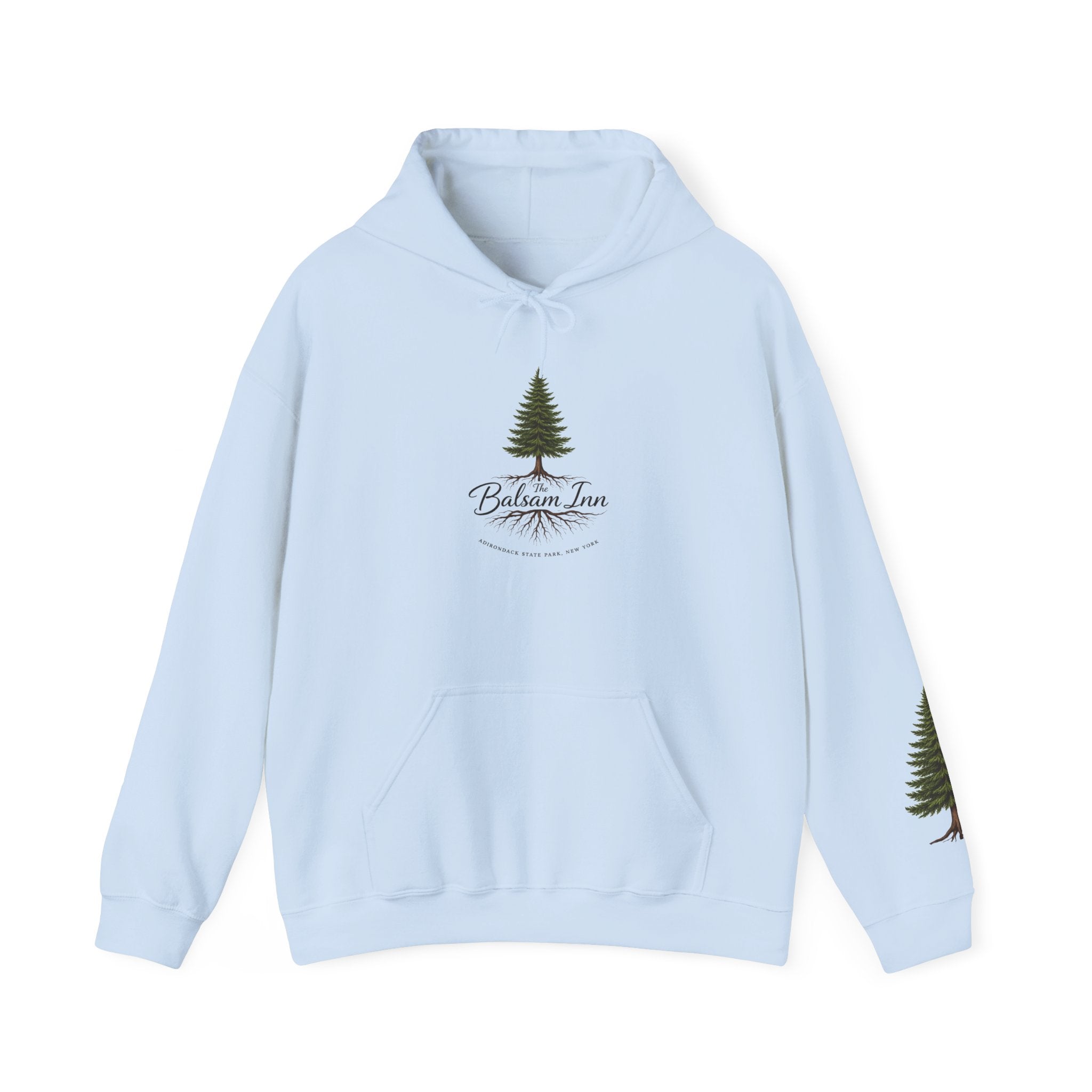 Hoodie - Balsam Inn Pine Tree Hoodie with Roots Logo
