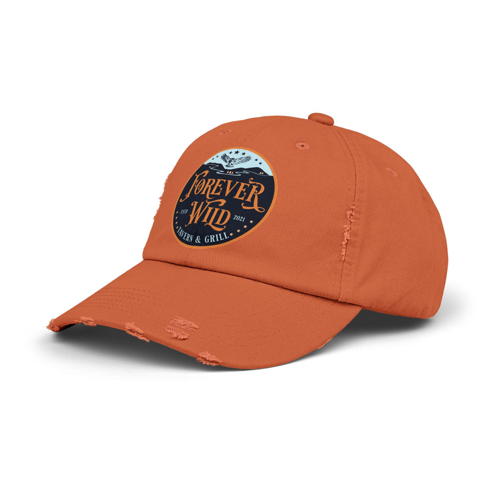Unisex Distressed Cap Forever Wild Tavern