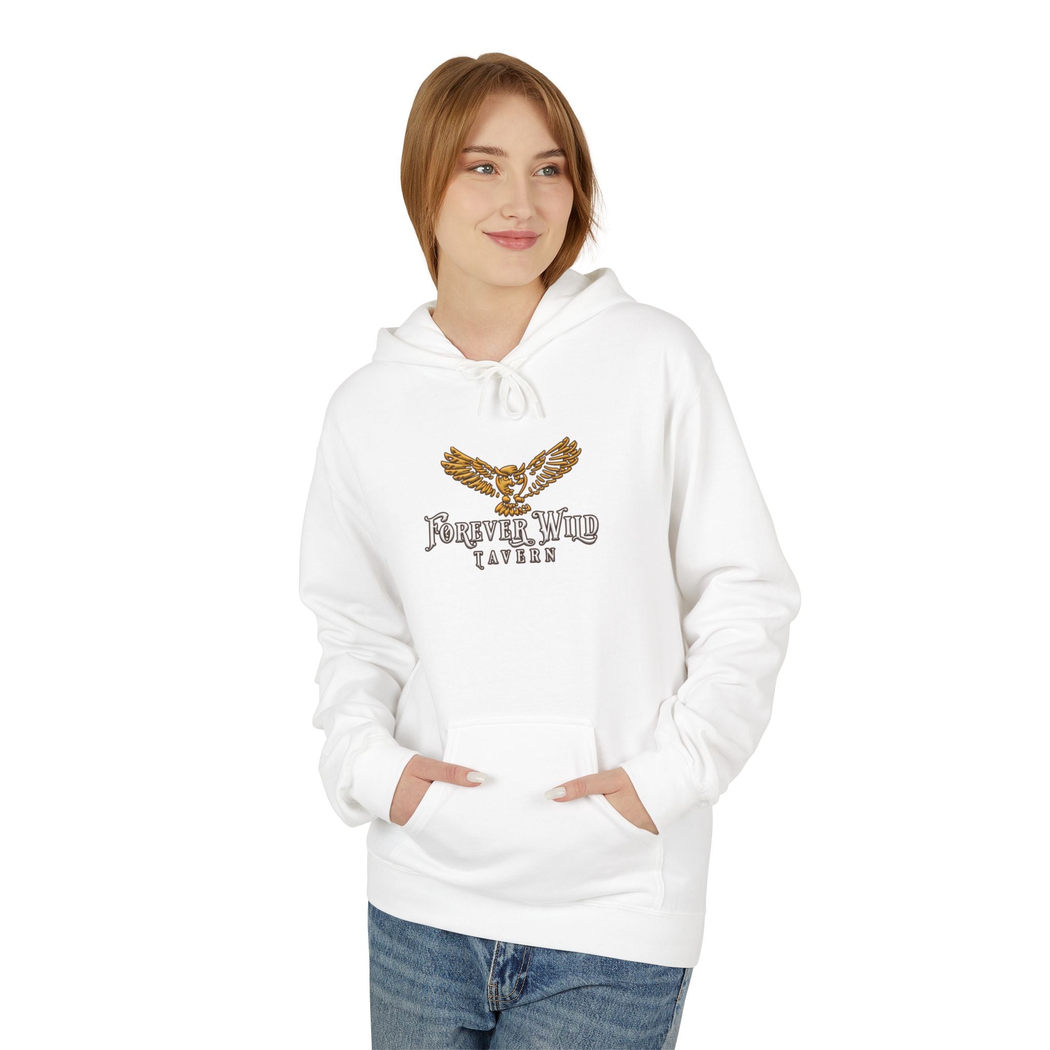 Forever Wild Tavern Hoodie — Historic Logo Large Front Logo