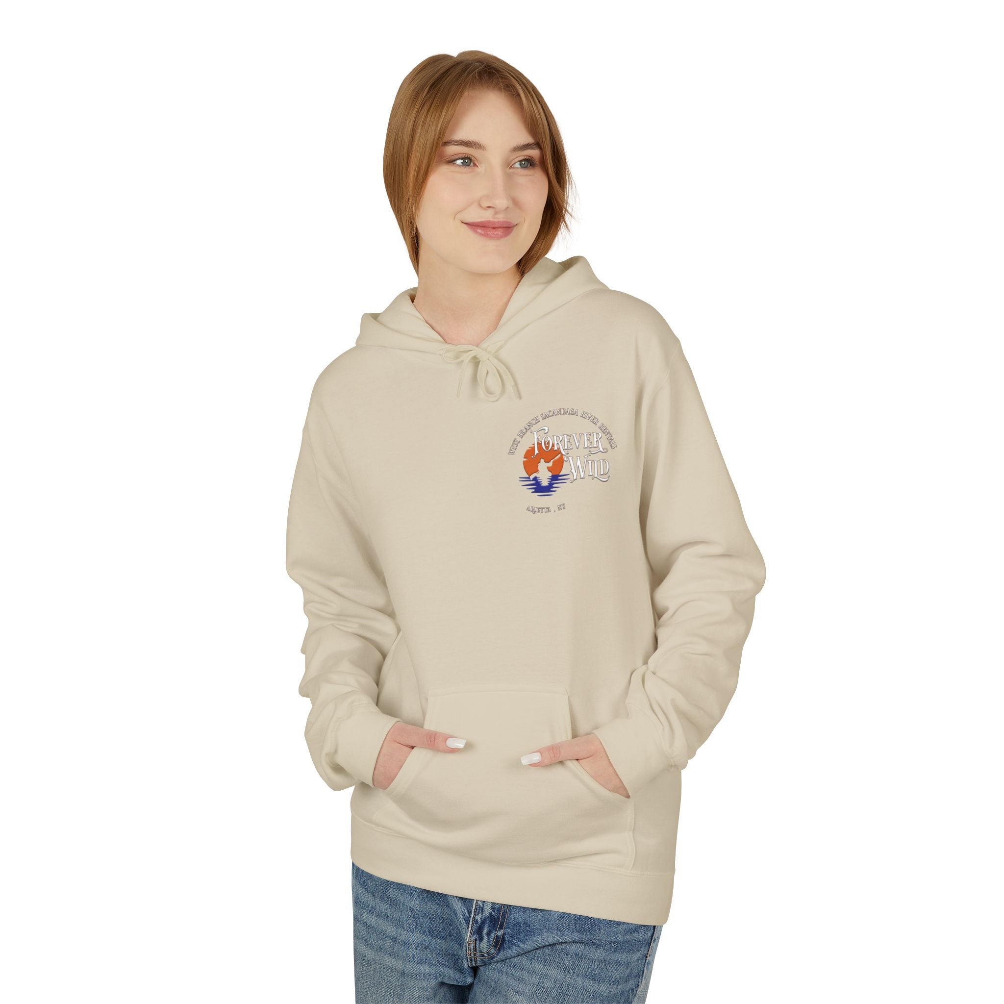 Forever Wild Tavern Adirondack Hoodie — Summer Logo