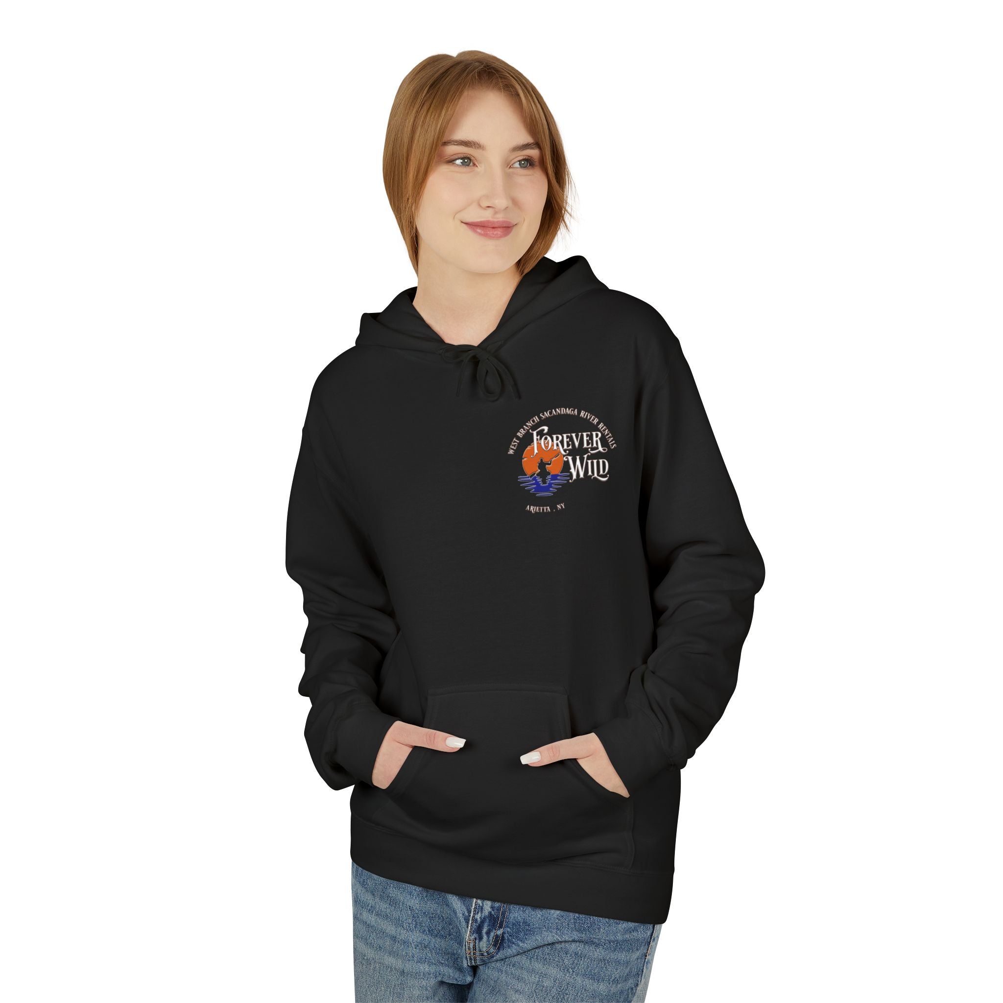 Forever Wild Tavern Adirondack Hoodie — Summer Logo