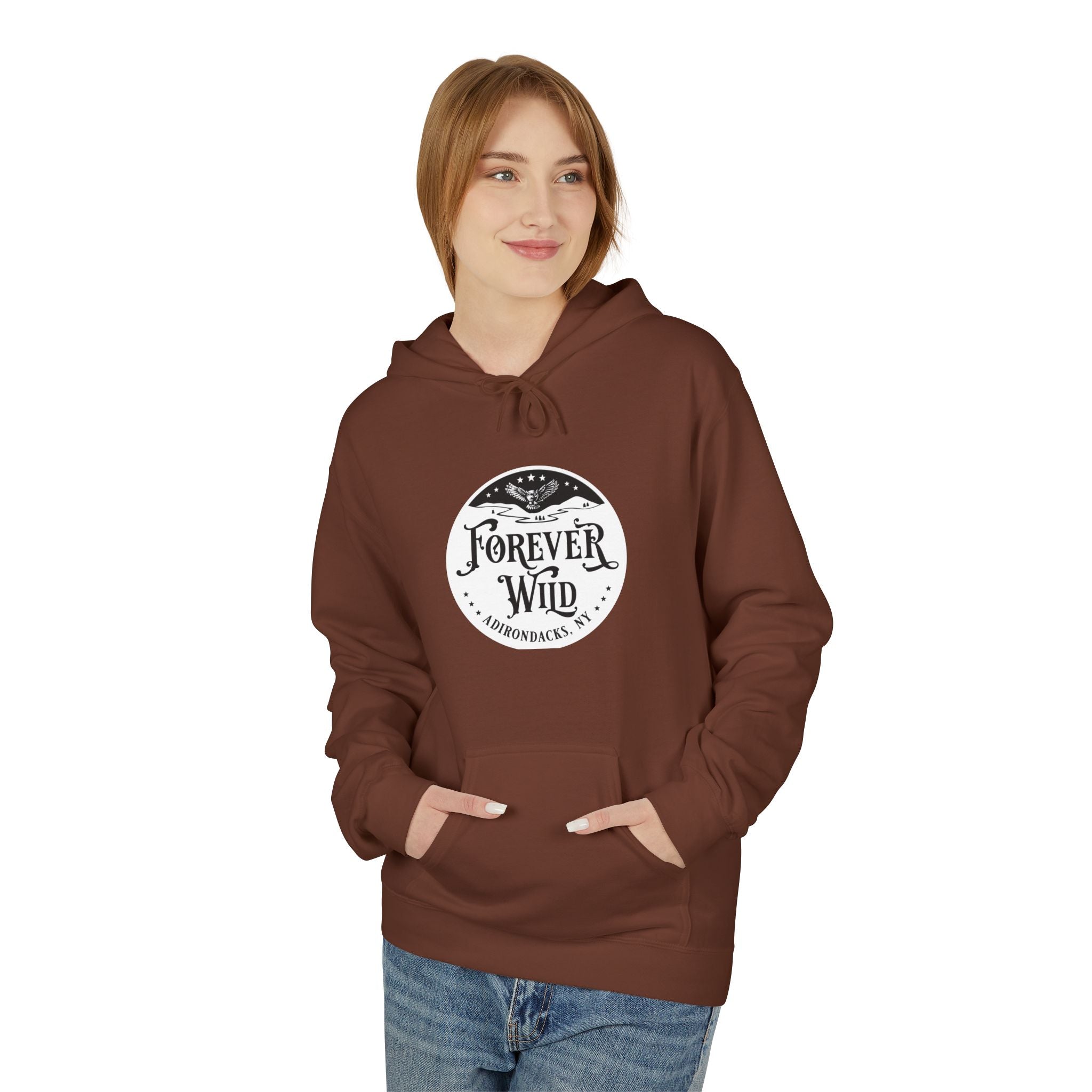 Hoodie — "Forever Wild" Adirondack Park Edition (Front Only!)