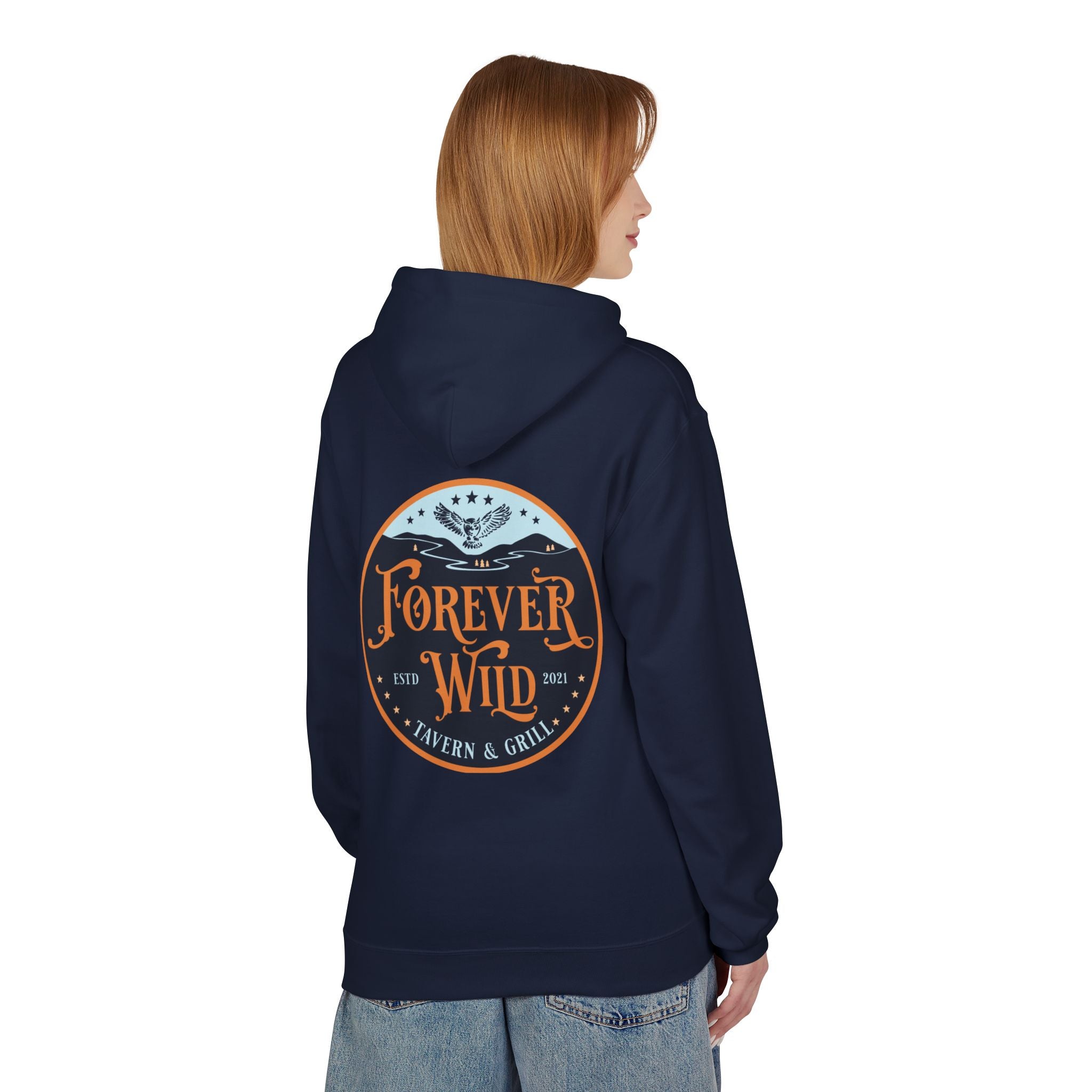 Forever Wild Tavern  | Vintage badge logo sweatshirt.