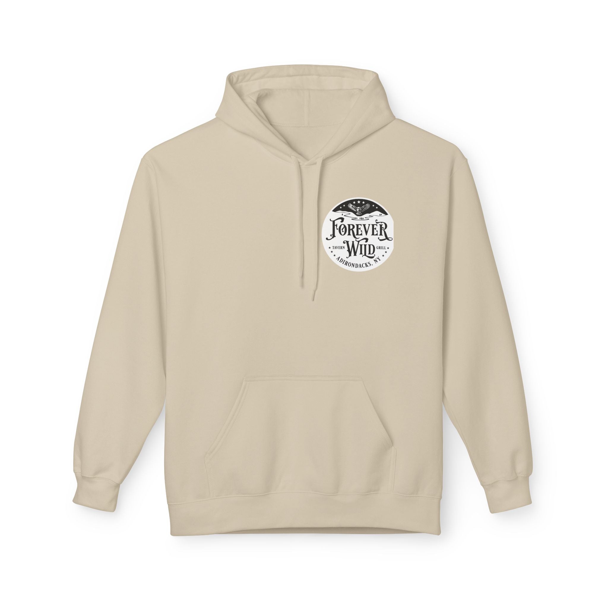 Forever Wild Tavern Snowmobile Hoodie | Winter Logo UNISEX