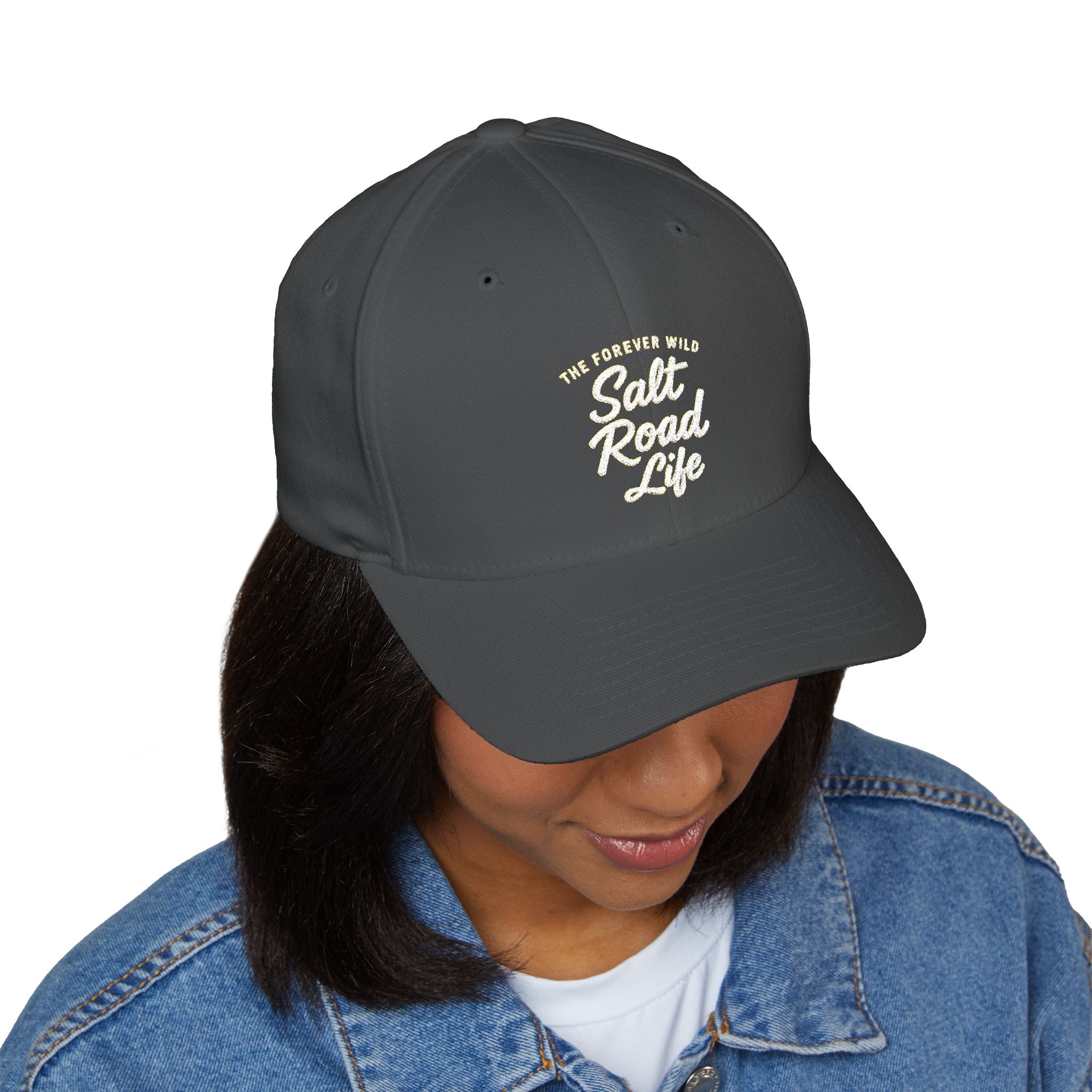 Salt Road Life Embroidery Cap | Closed-Back Structured Cap