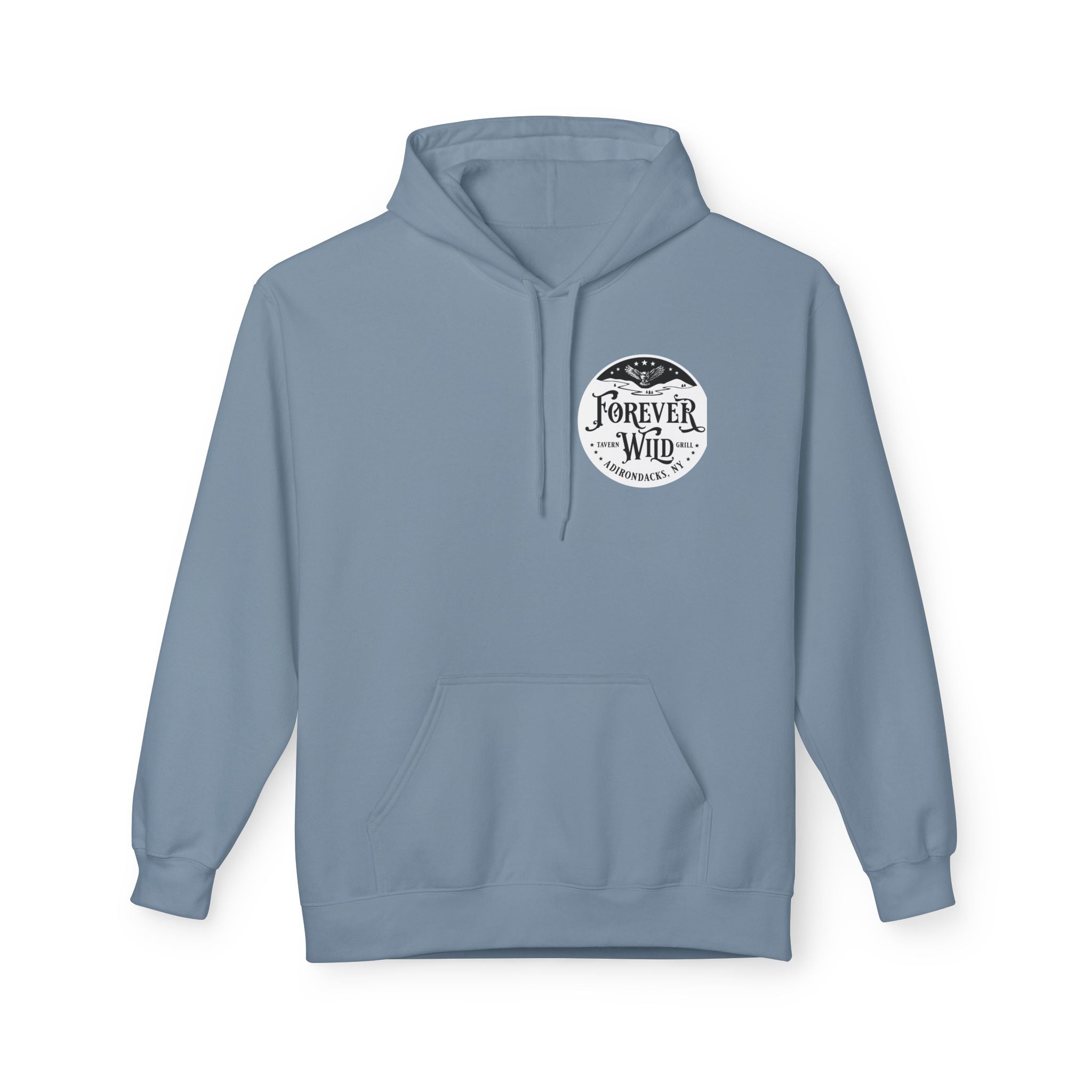 Forever Wild Tavern Snowmobile Hoodie | Winter Logo UNISEX