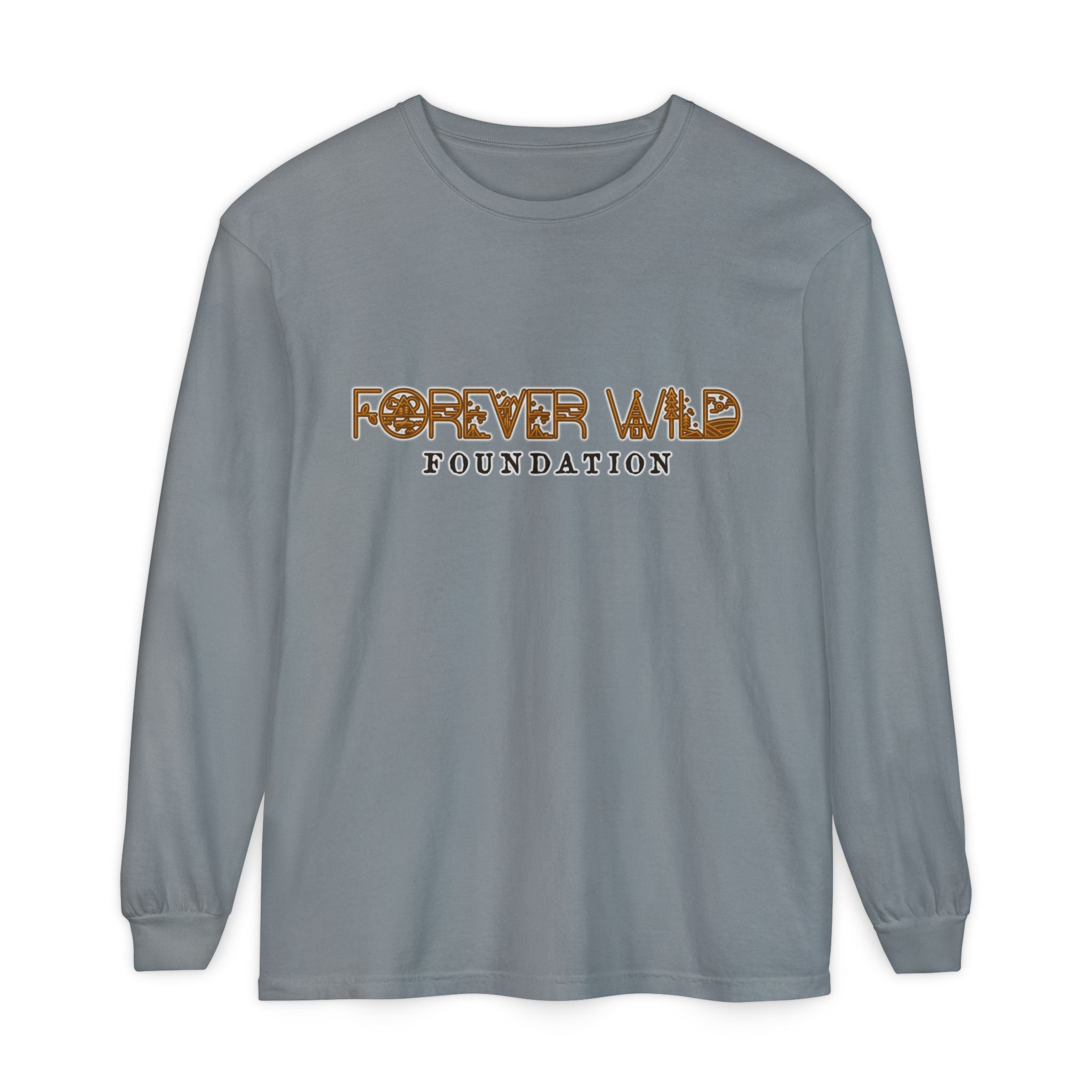Forever Wild Foundation logo Long Sleeve T-Shirt | Nature Conservation