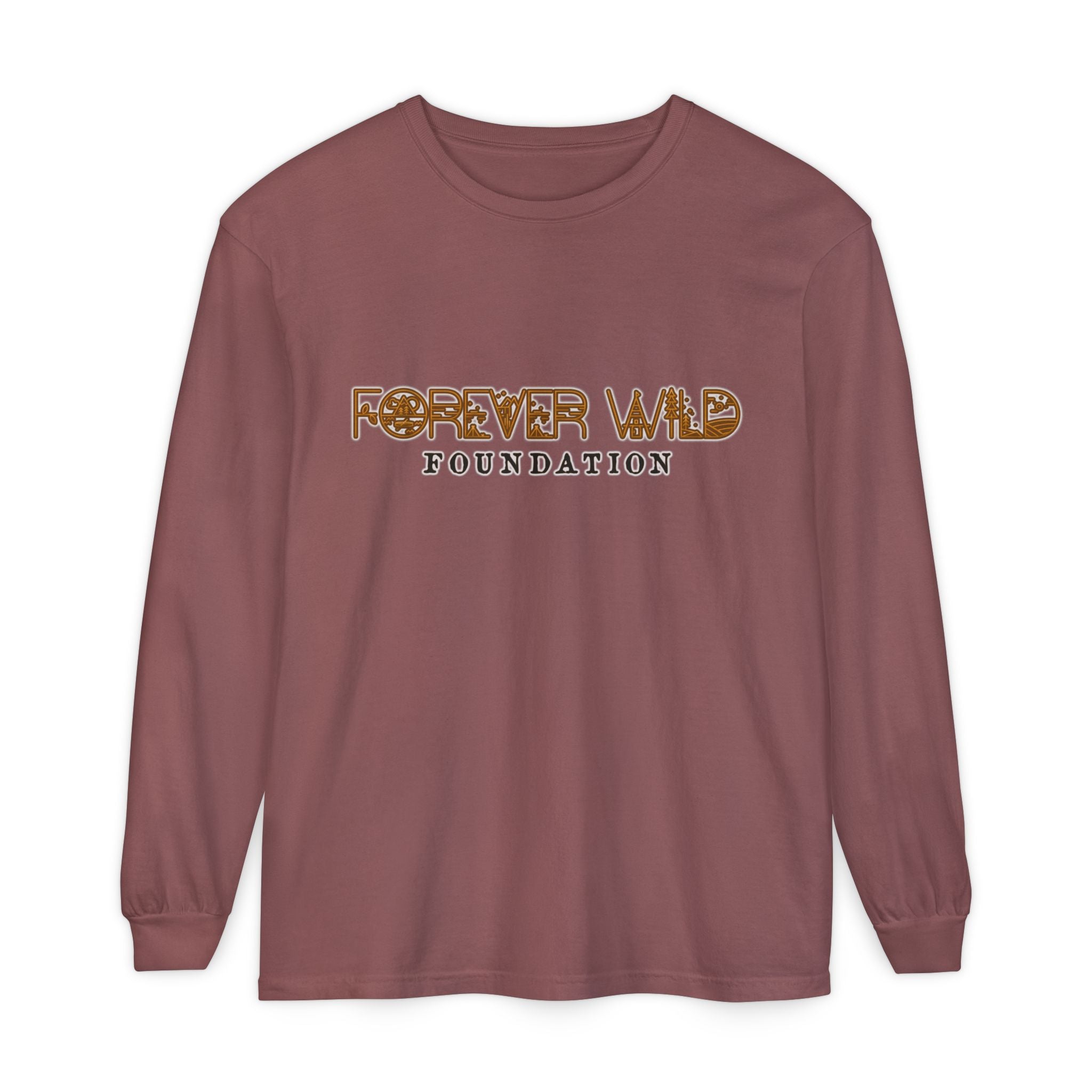 Forever Wild Foundation logo Long Sleeve T-Shirt | Nature Conservation