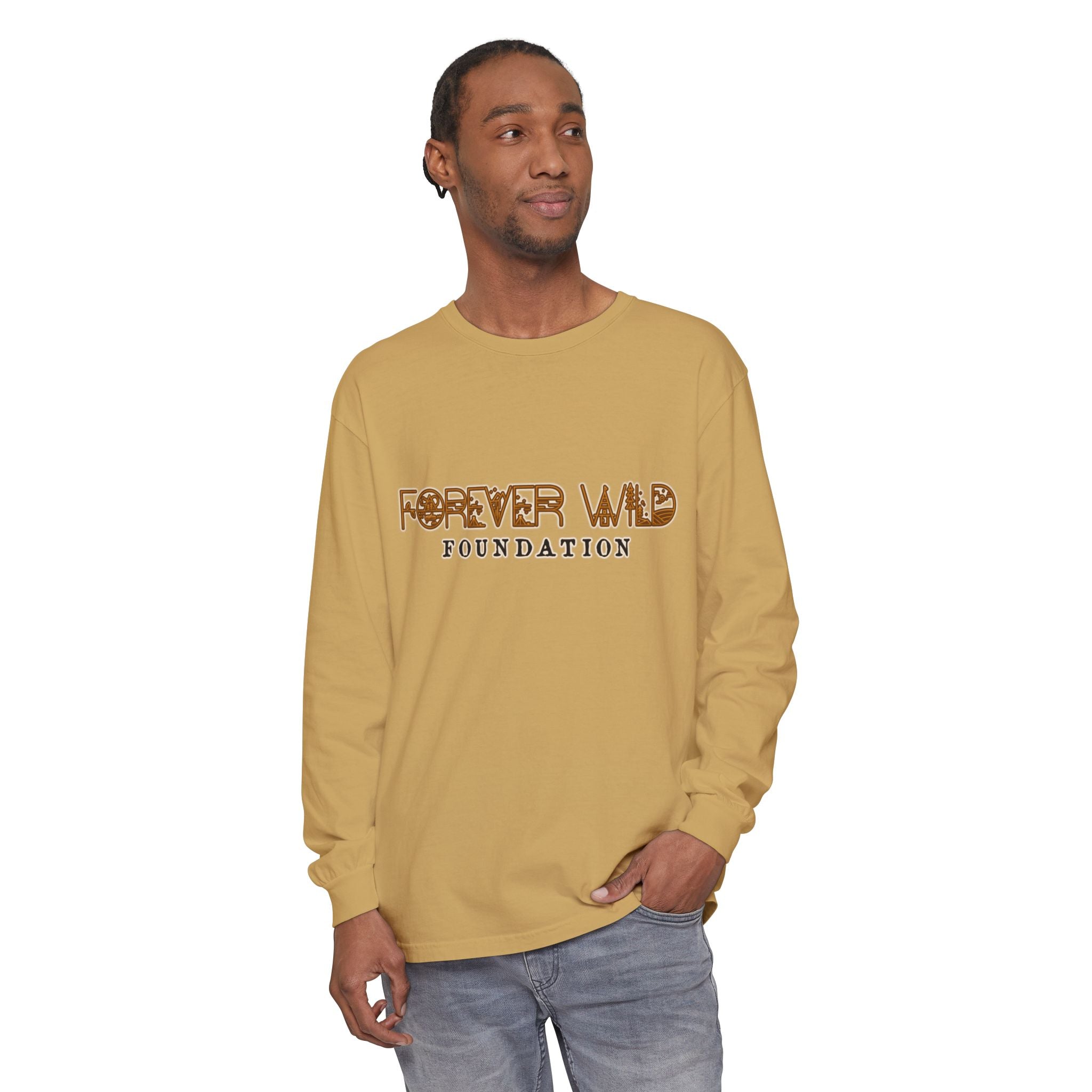 Forever Wild Foundation logo Long Sleeve T-Shirt | Nature Conservation