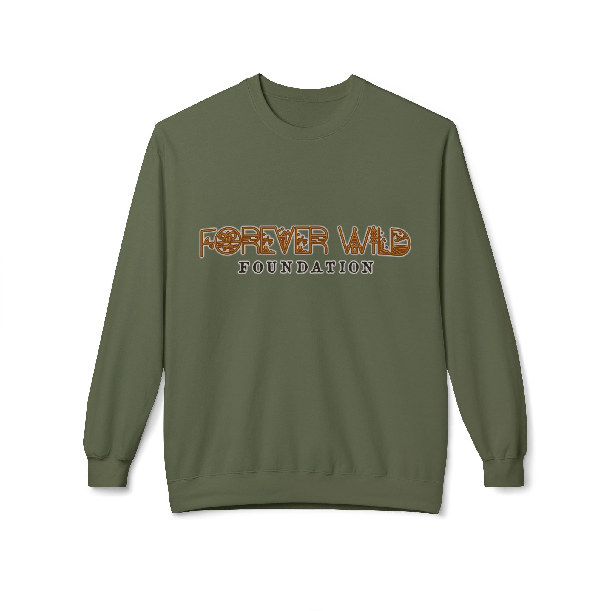 Forever Wild Foundation crewneck sweatshirt | Adirondacks Mercandise