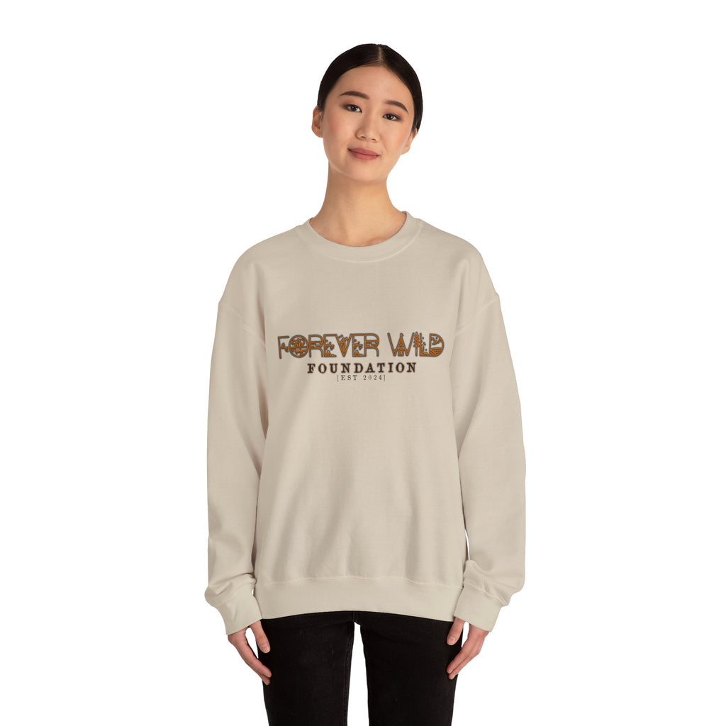 Forever Wild Foundation text sweatshirt | Crewneck Sweatshirt