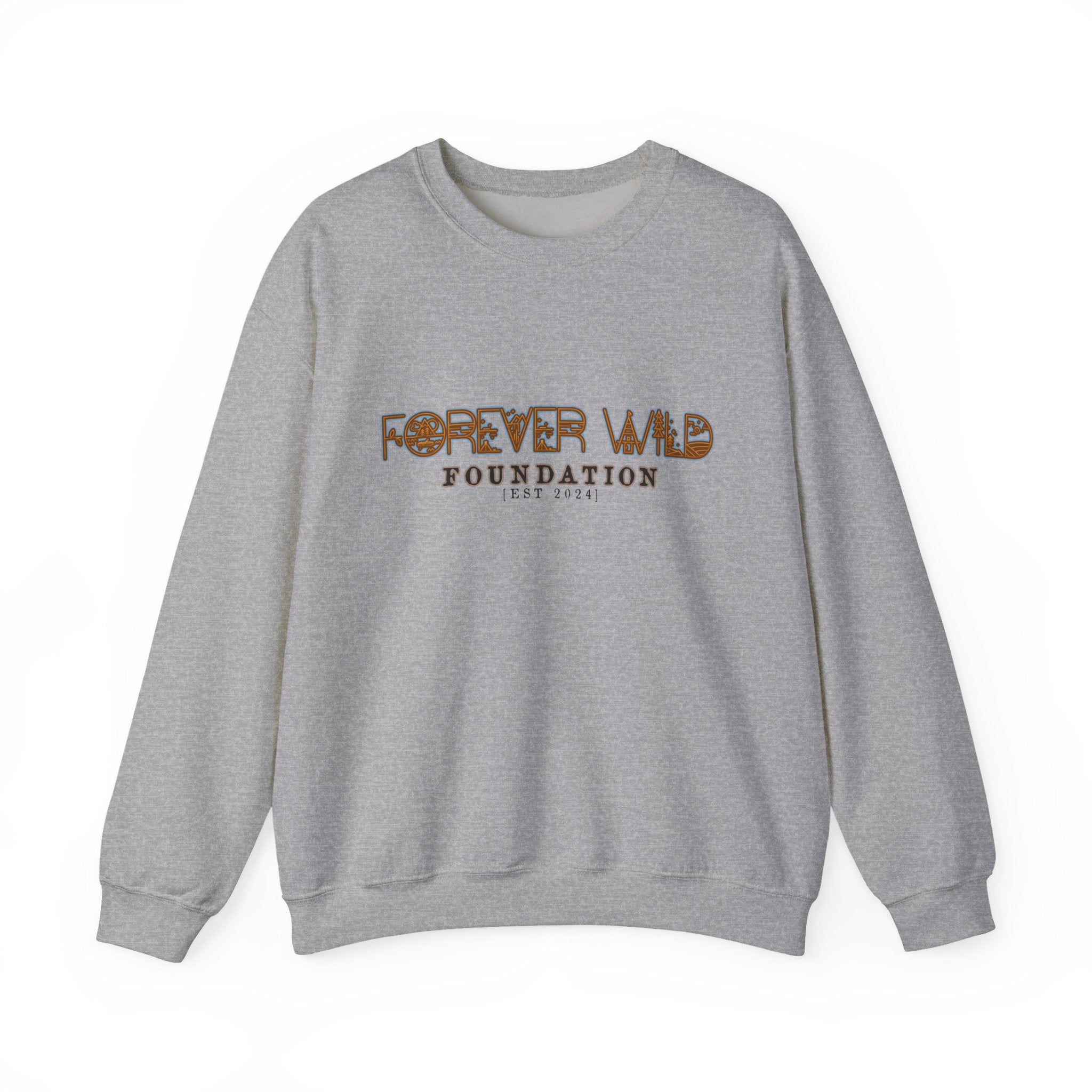 Forever Wild Foundation text sweatshirt | Crewneck Sweatshirt