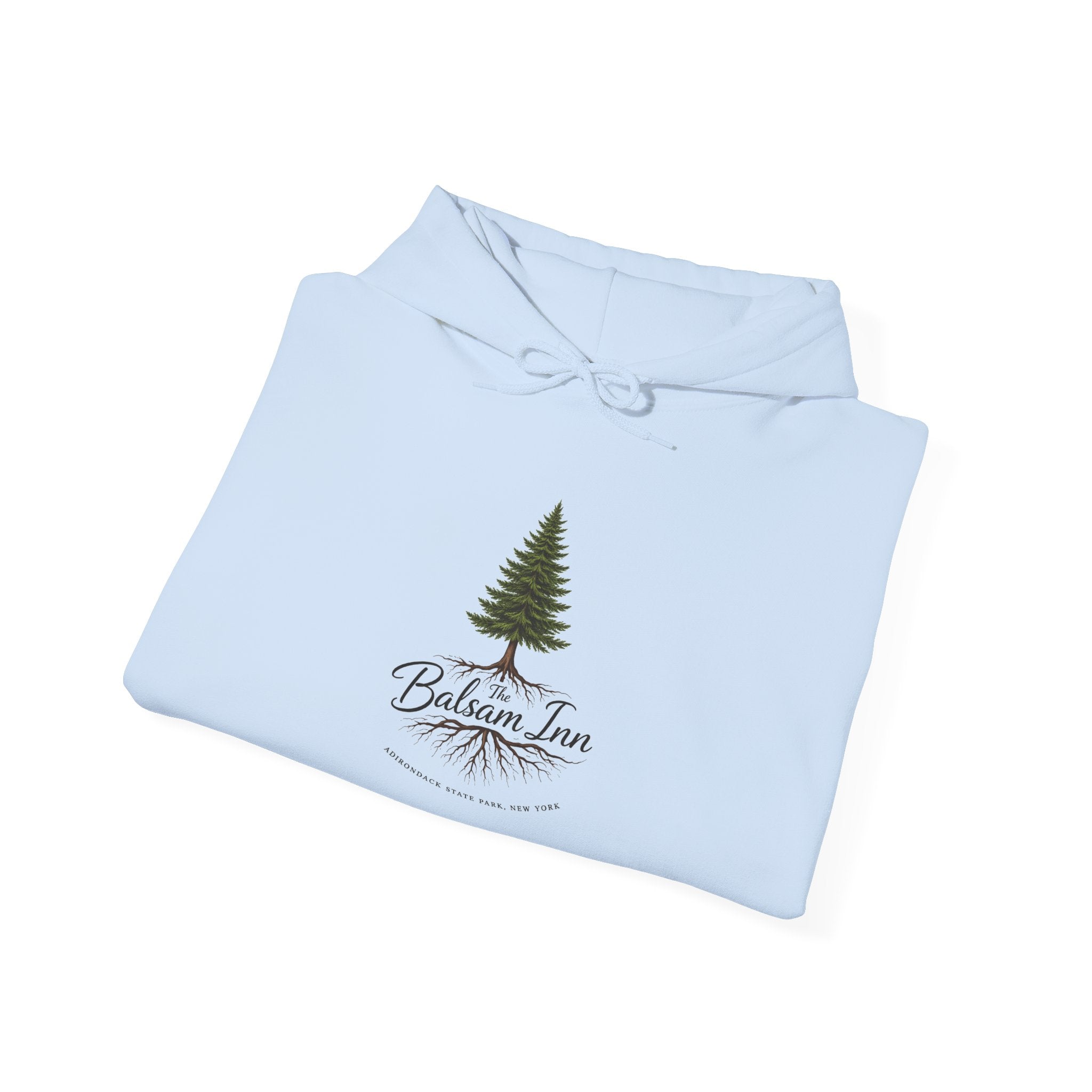 Hoodie - Balsam Inn Pine Tree Hoodie with Roots Logo