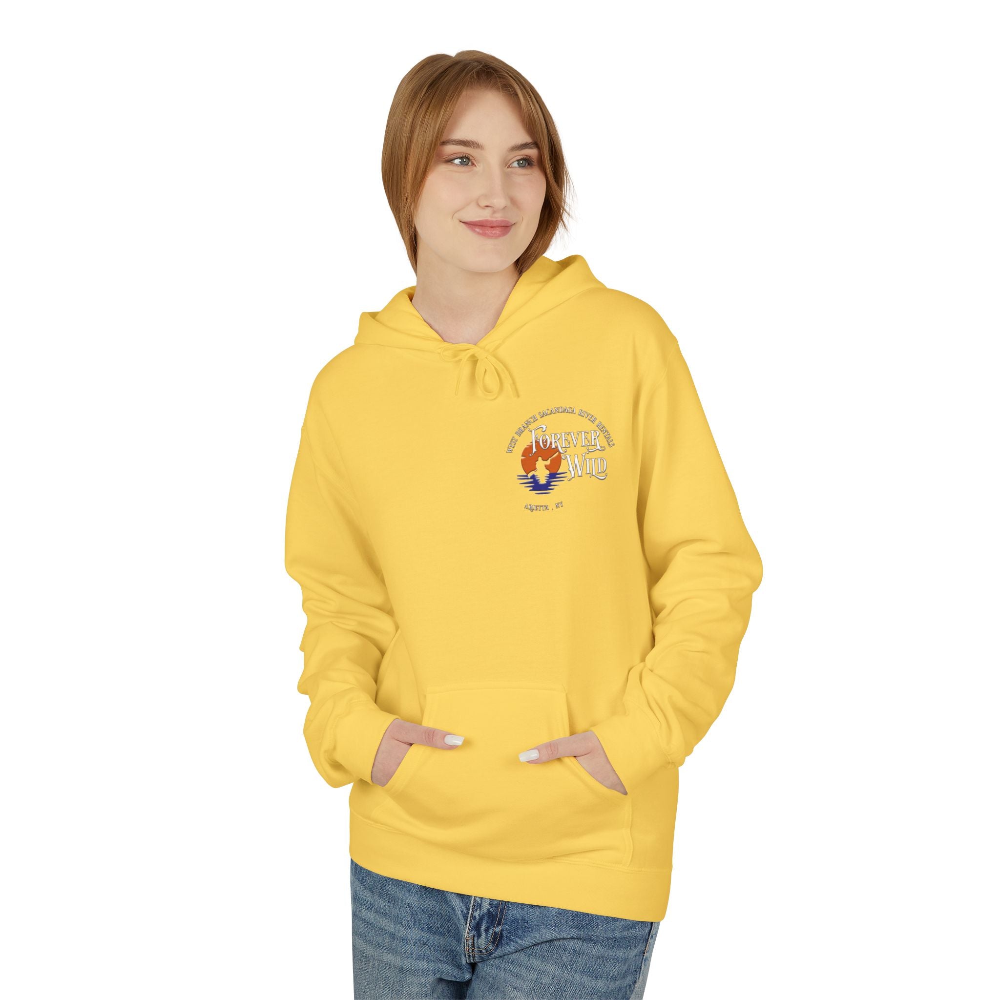 Forever Wild Tavern Adirondack Hoodie — Summer Logo