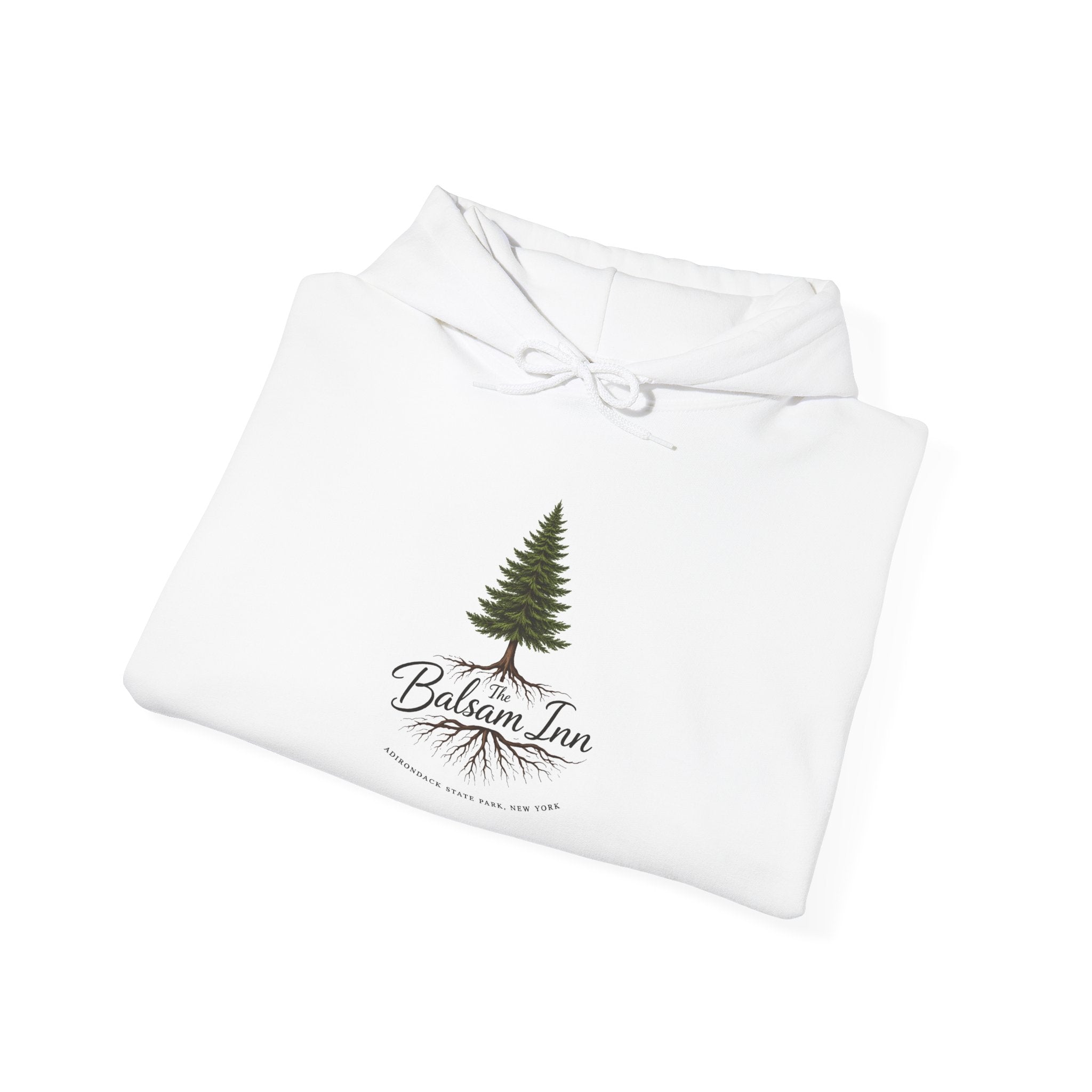 Hoodie - Balsam Inn Pine Tree Hoodie with Roots Logo