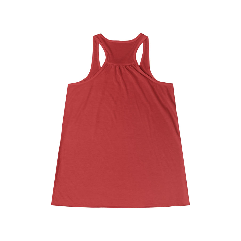 Balsam Inn Women’s Flowly Racerback Tank – Pine Tree Lodge Graphic