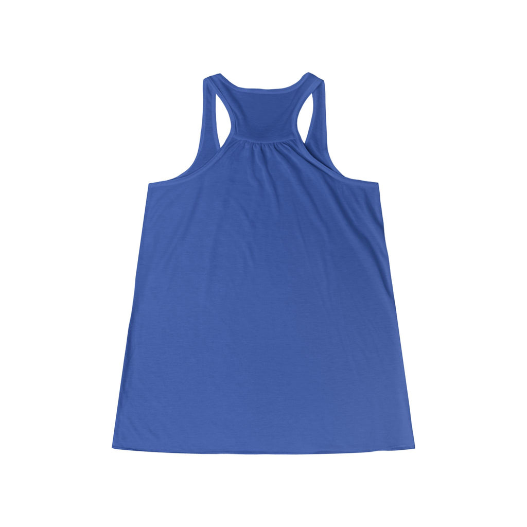 Balsam Inn Women’s Flowly Racerback Tank – Pine Tree Lodge Graphic
