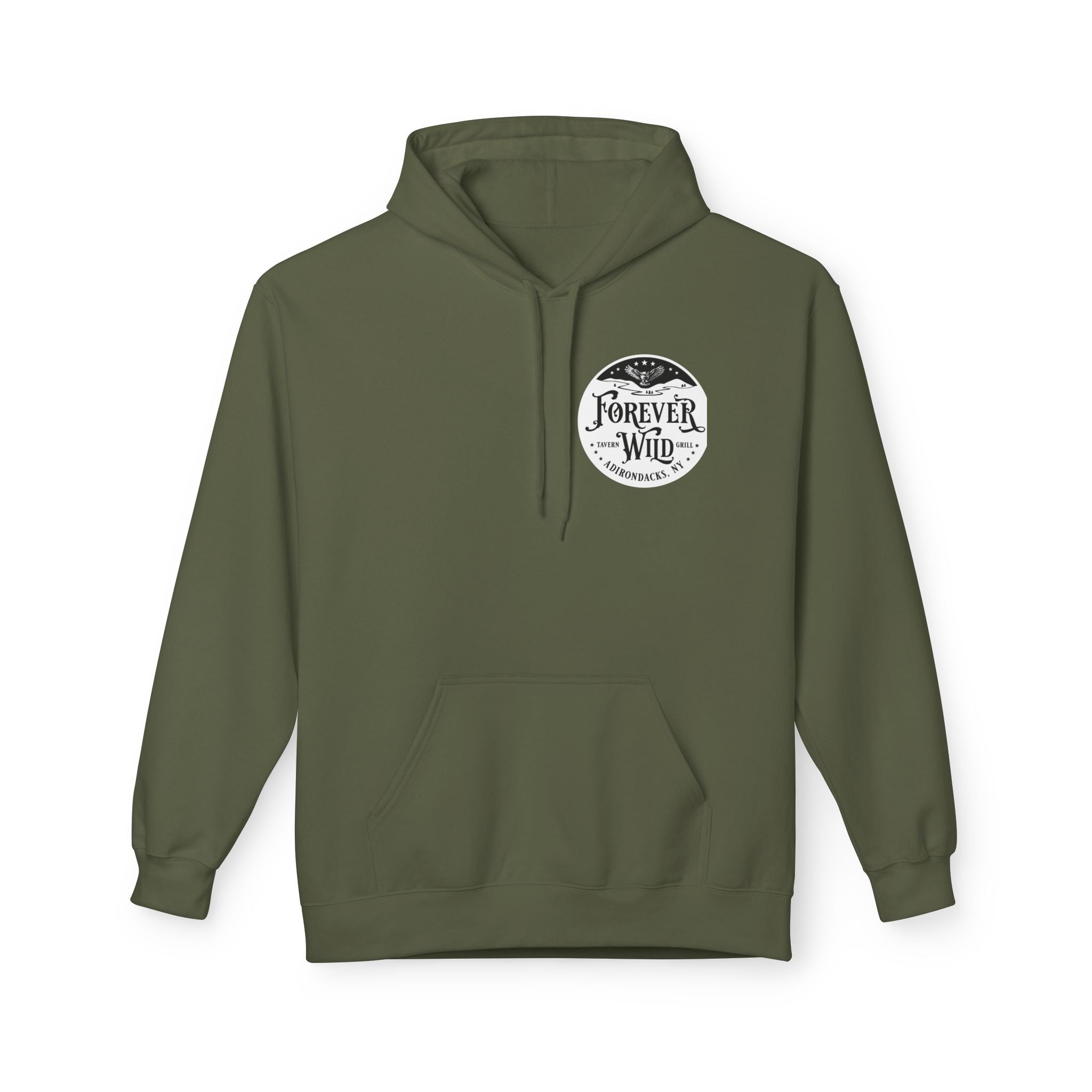 Forever Wild Tavern Snowmobile Hoodie | Winter Logo UNISEX