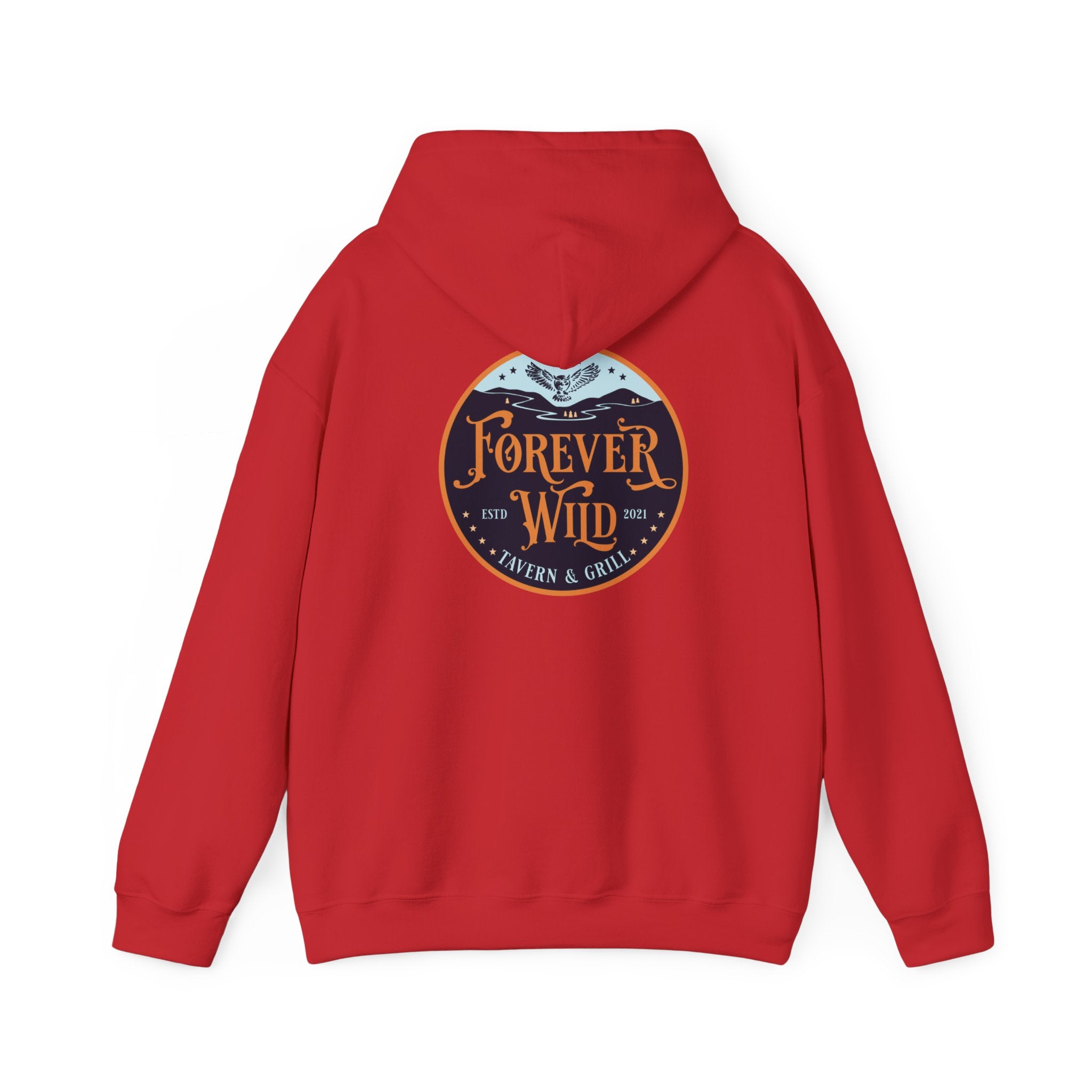 Forever Wild Tavern hoodie | Pullover Sweatshirt, Both Sides