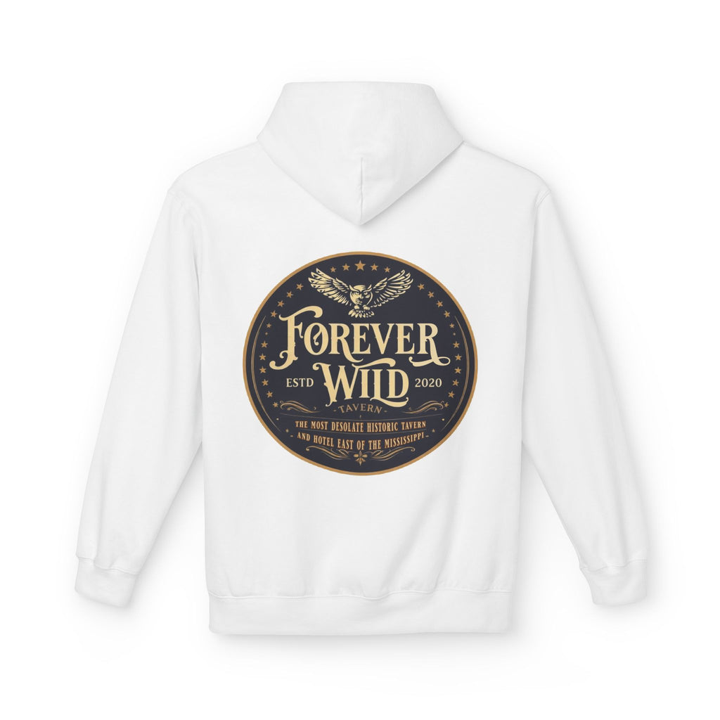 Forever Wild Tavern Hoodie — Historic Logo Large Front Logo