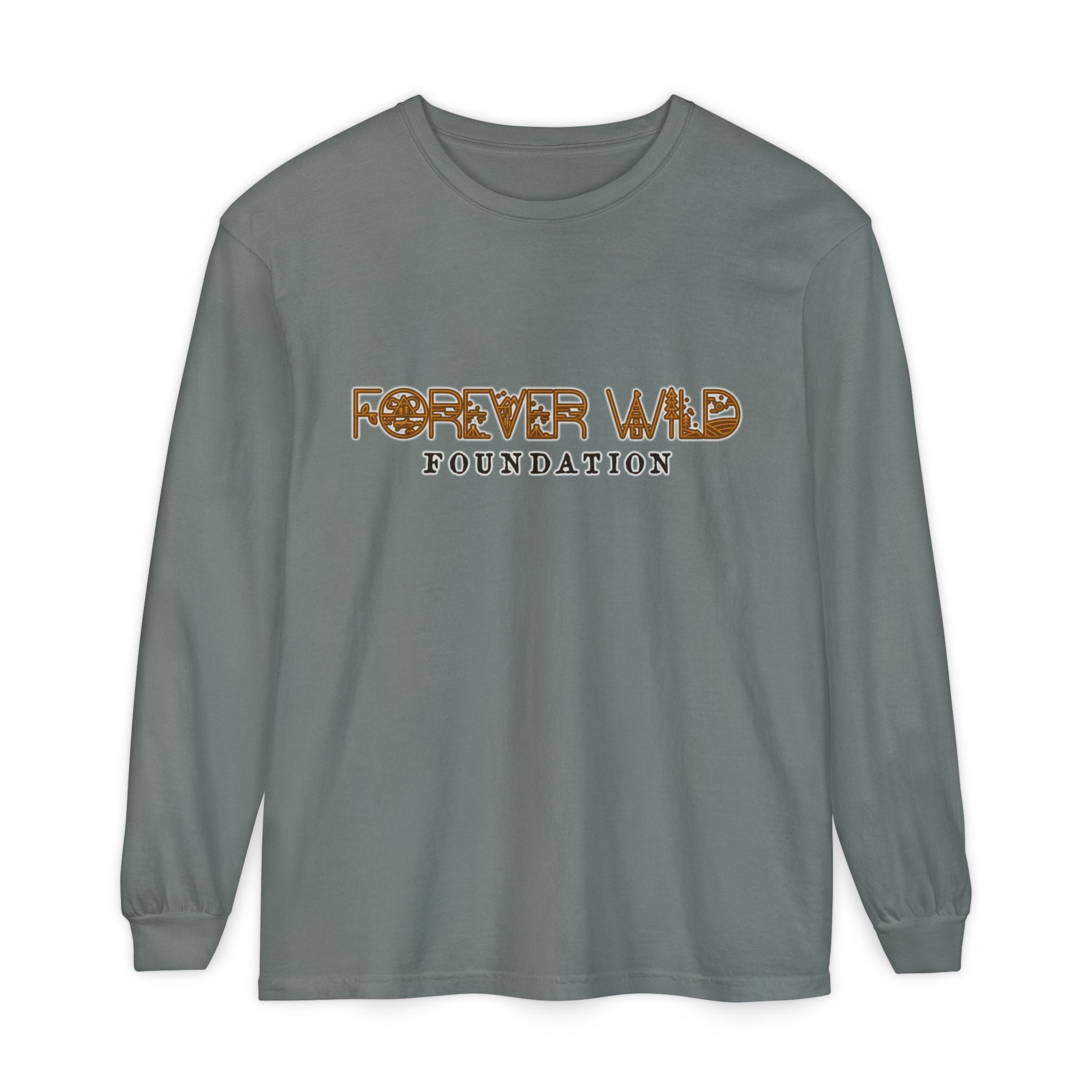 Forever Wild Foundation logo Long Sleeve T-Shirt | Nature Conservation