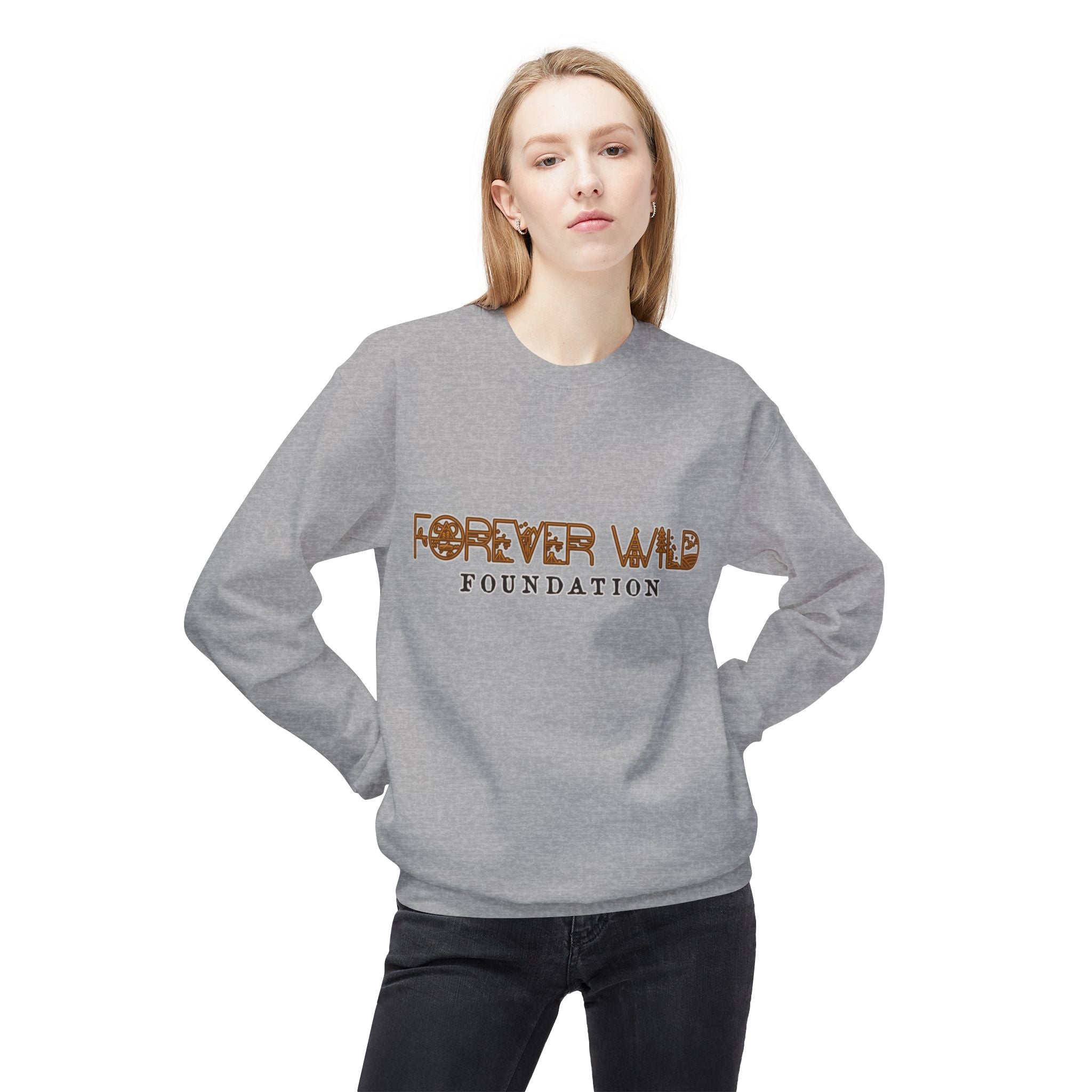 Forever Wild Foundation crewneck sweatshirt | Adirondacks Mercandise