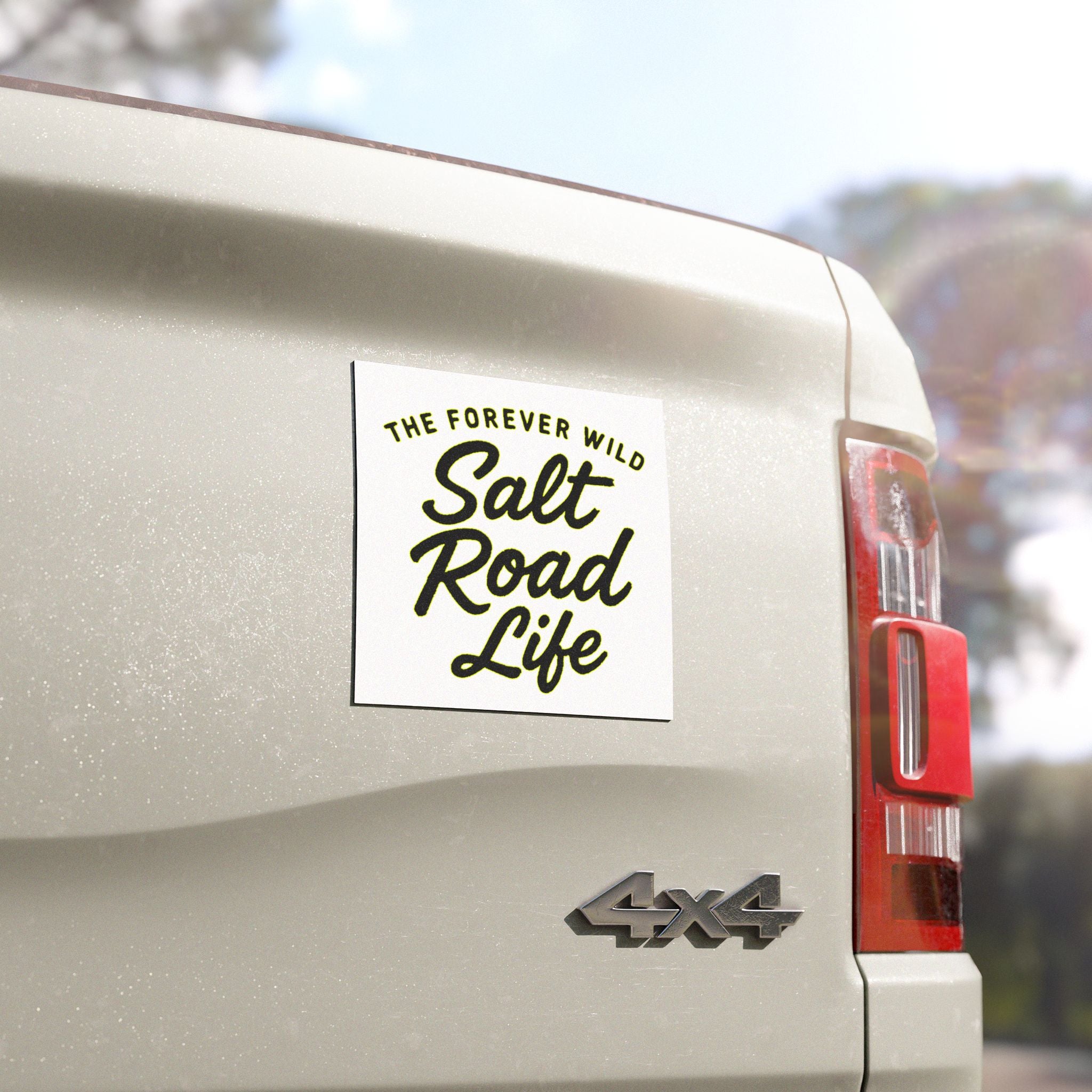 Salt Road Life Car Magnet — "The Forever Wild" Outdoor Adventure Decal