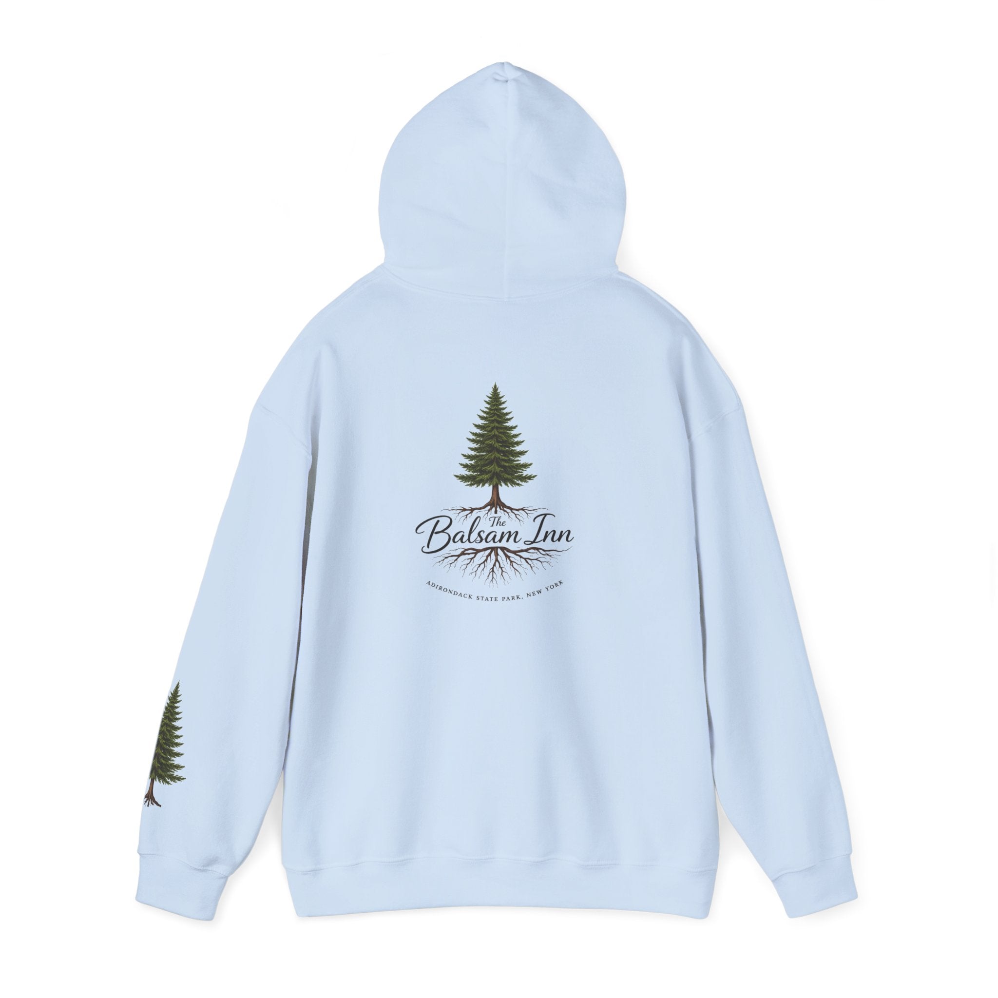 Hoodie - Balsam Inn Pine Tree Hoodie with Roots Logo