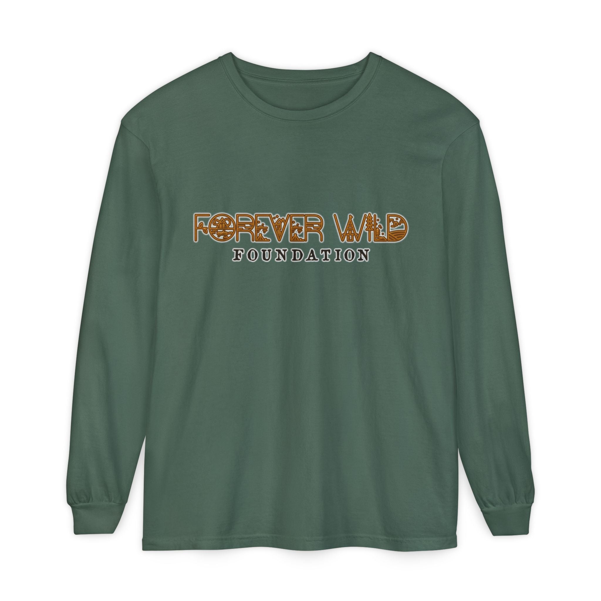 Forever Wild Foundation logo Long Sleeve T-Shirt | Nature Conservation