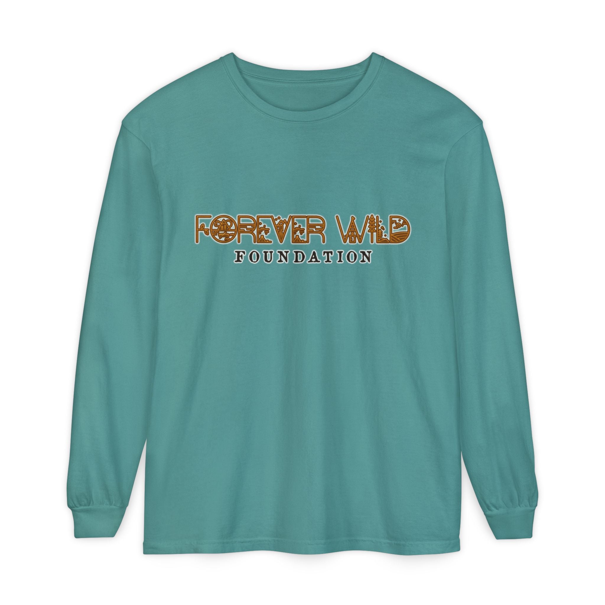 Forever Wild Foundation logo Long Sleeve T-Shirt | Nature Conservation