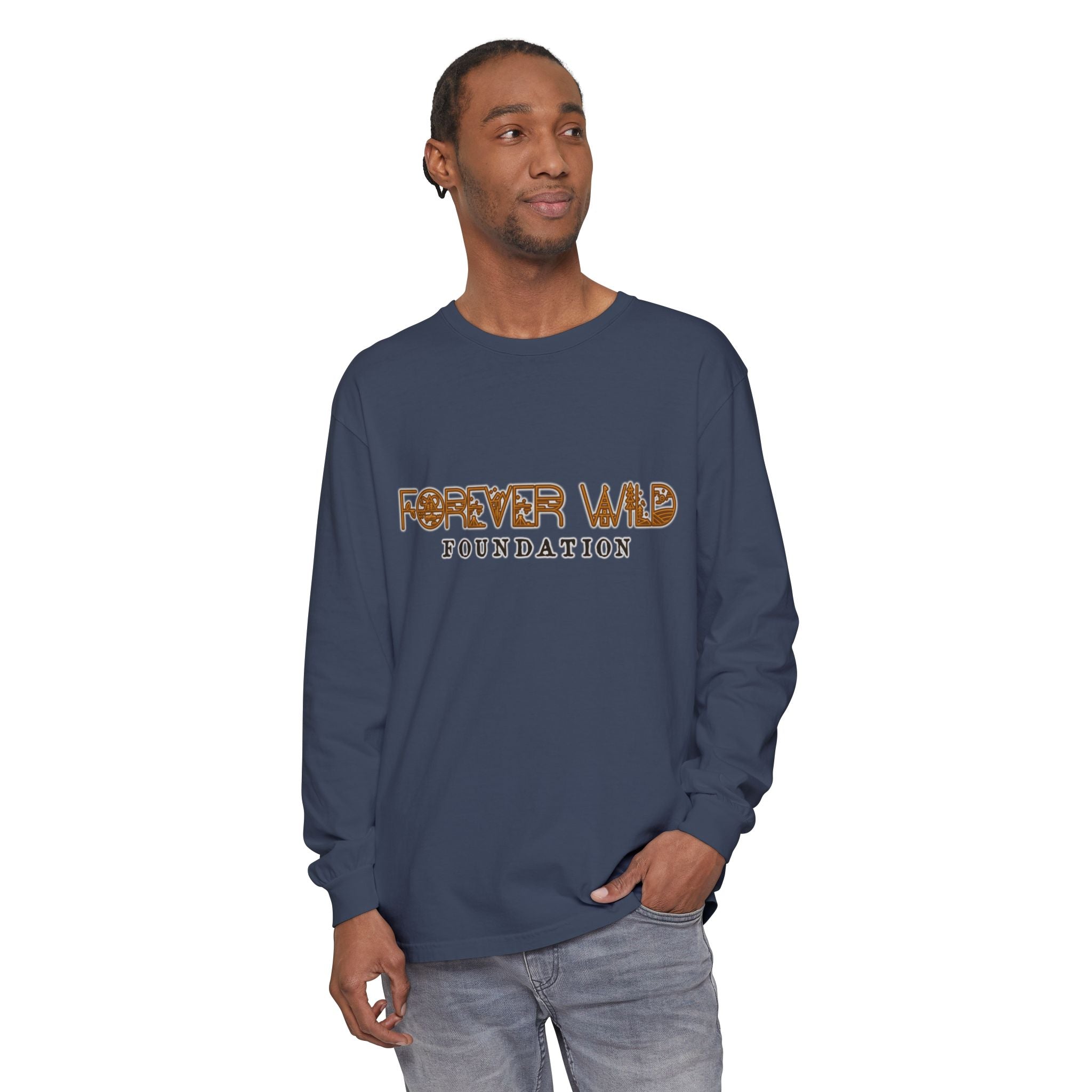 Forever Wild Foundation logo Long Sleeve T-Shirt | Nature Conservation