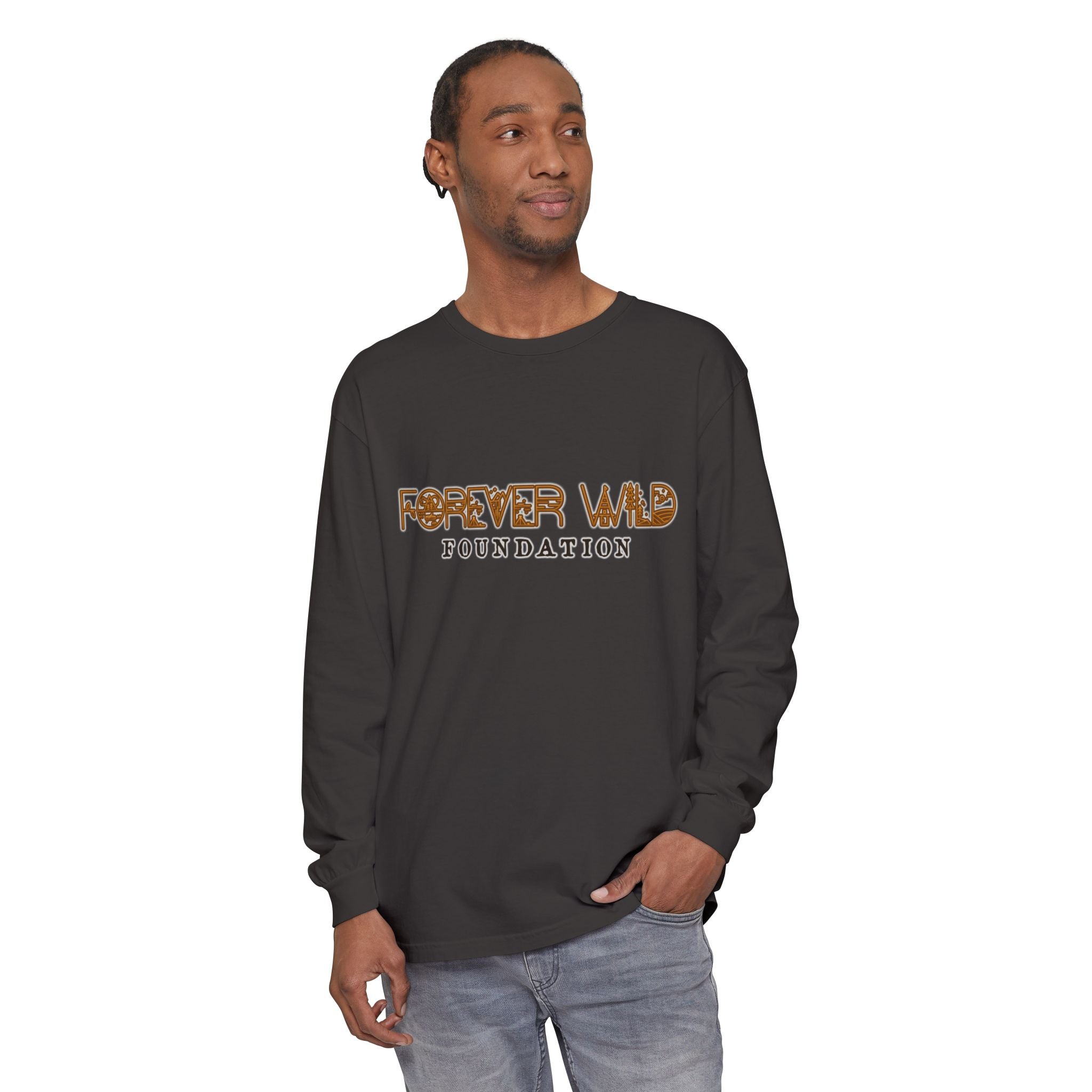 Forever Wild Foundation logo Long Sleeve T-Shirt | Nature Conservation