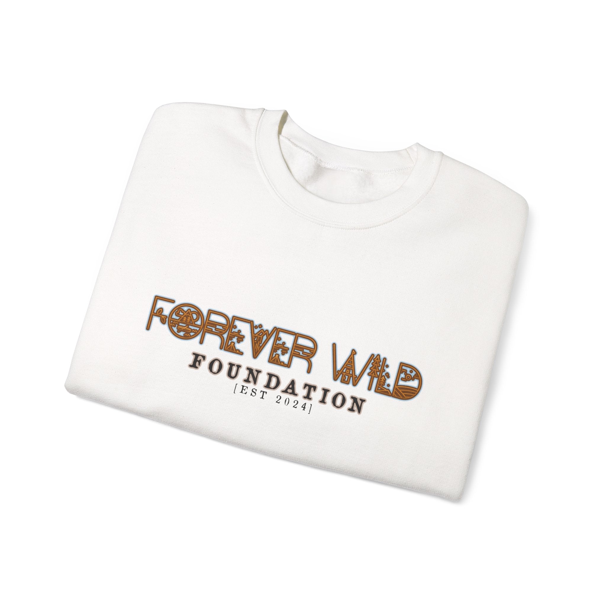 Forever Wild Foundation text sweatshirt | Crewneck Sweatshirt