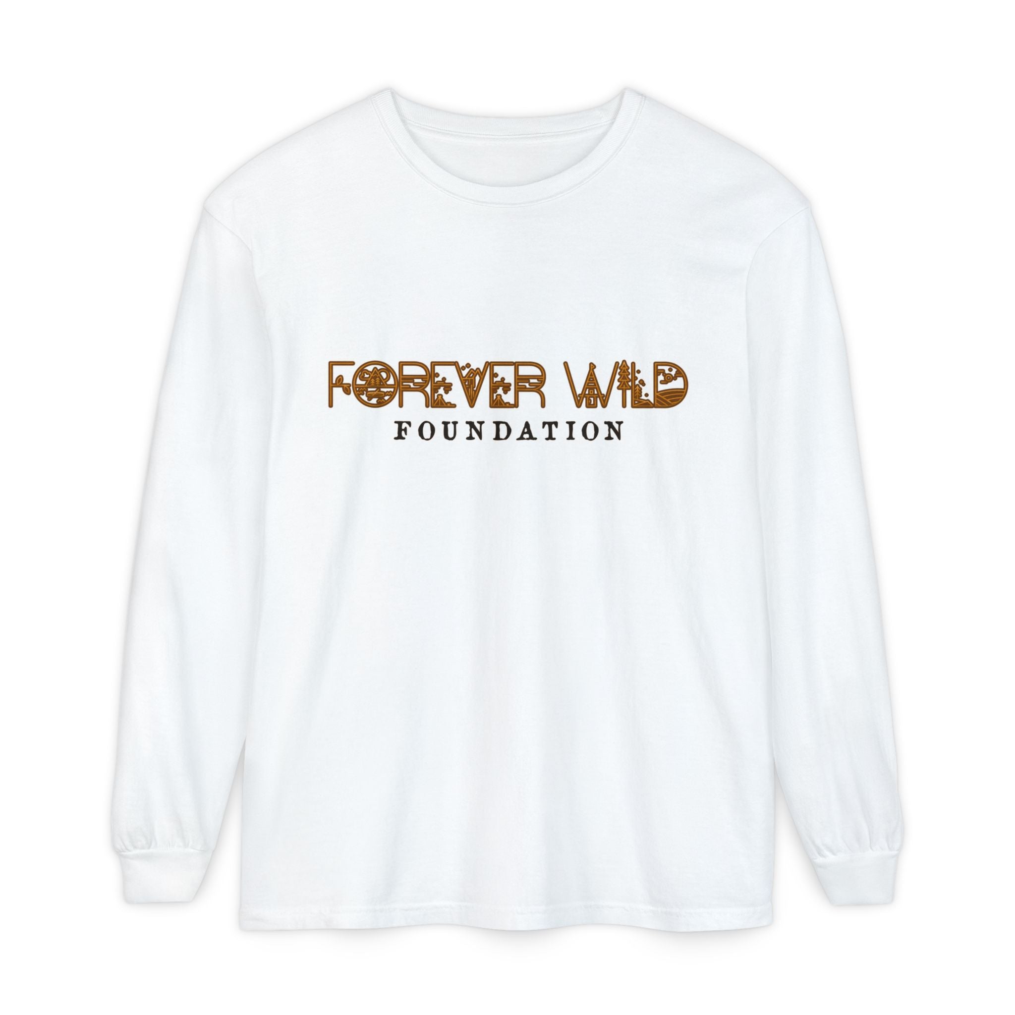 Forever Wild Foundation logo Long Sleeve T-Shirt | Nature Conservation