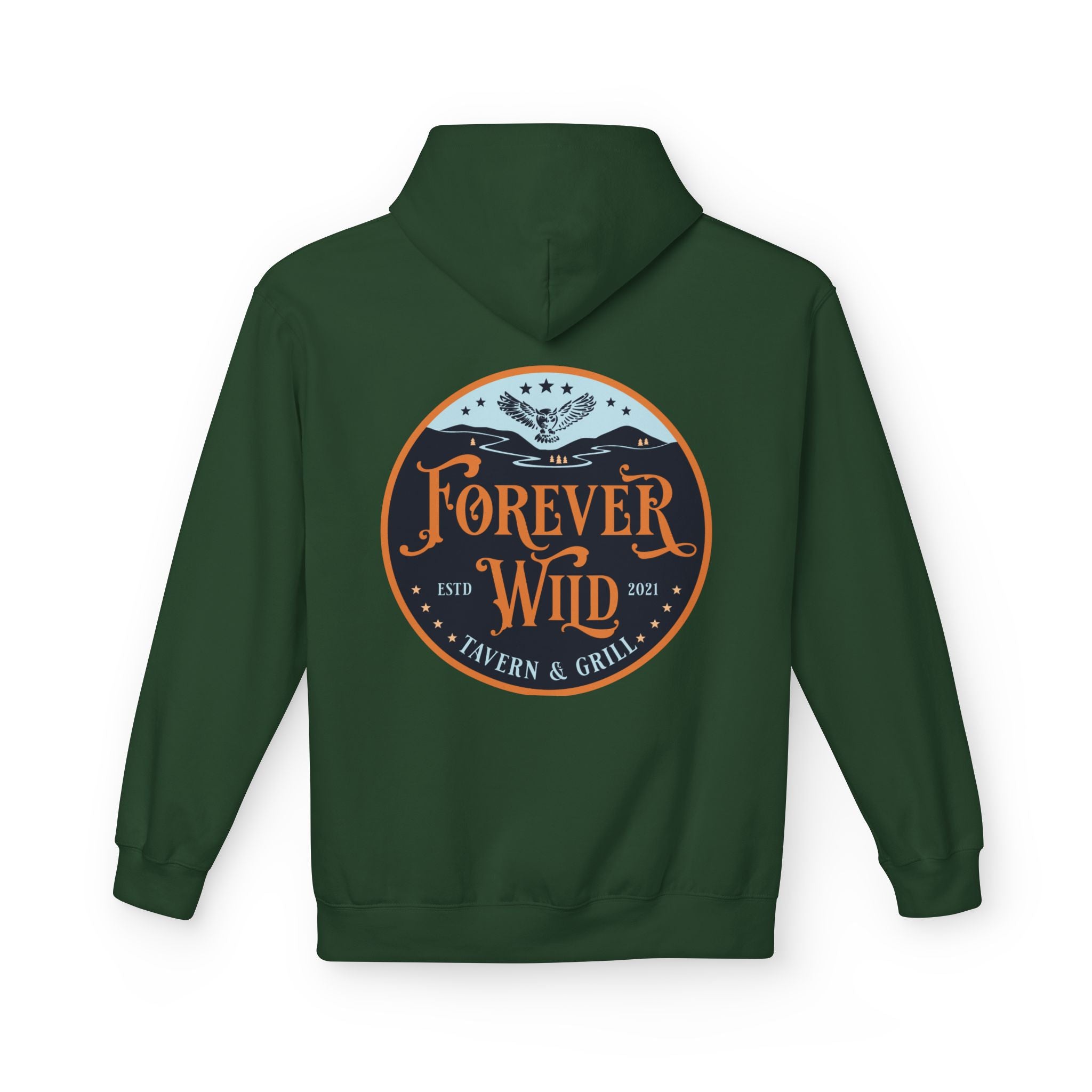 Forever Wild Tavern  | Vintage badge logo sweatshirt.
