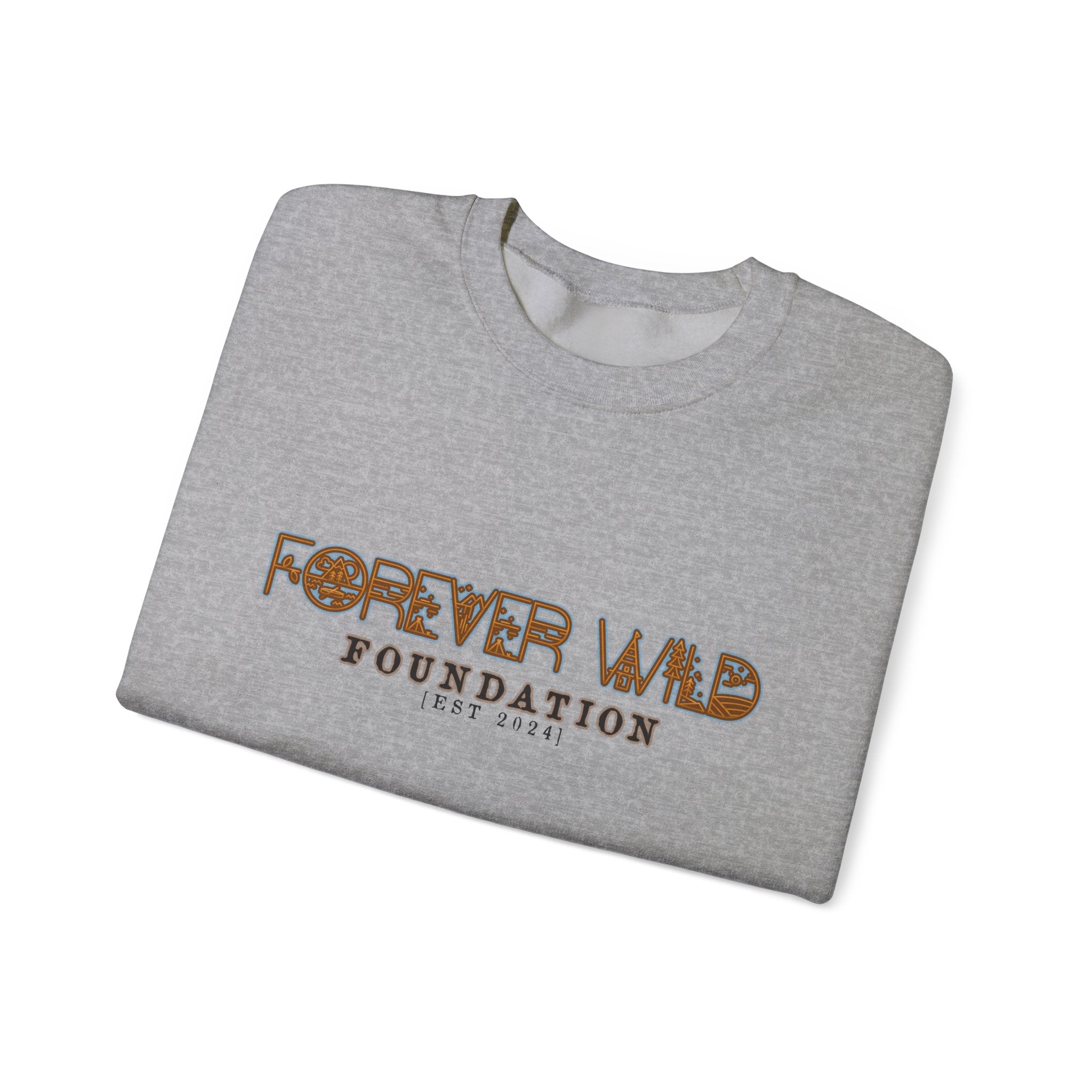 Forever Wild Foundation text sweatshirt | Crewneck Sweatshirt