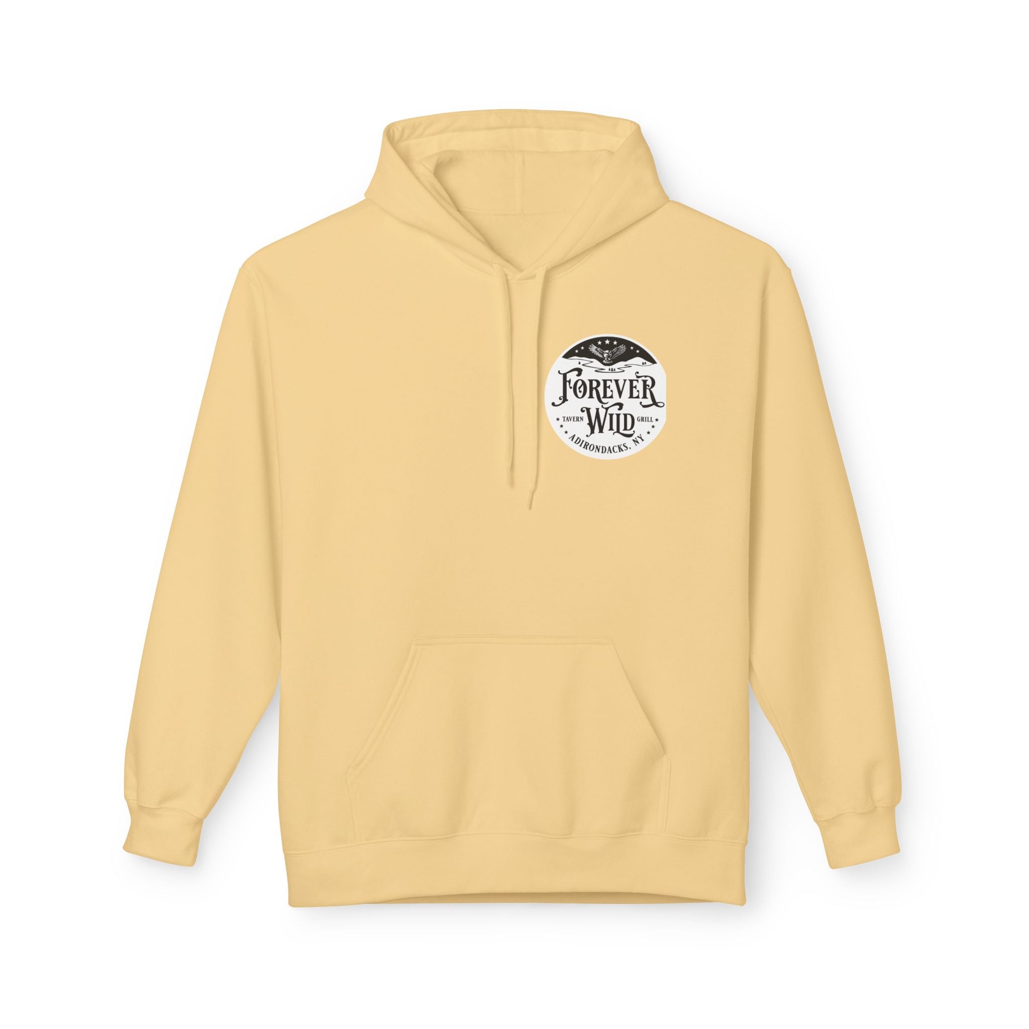 Forever Wild Tavern Snowmobile Hoodie | Winter Logo UNISEX