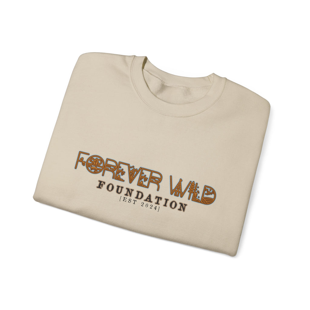 Forever Wild Foundation text sweatshirt | Crewneck Sweatshirt