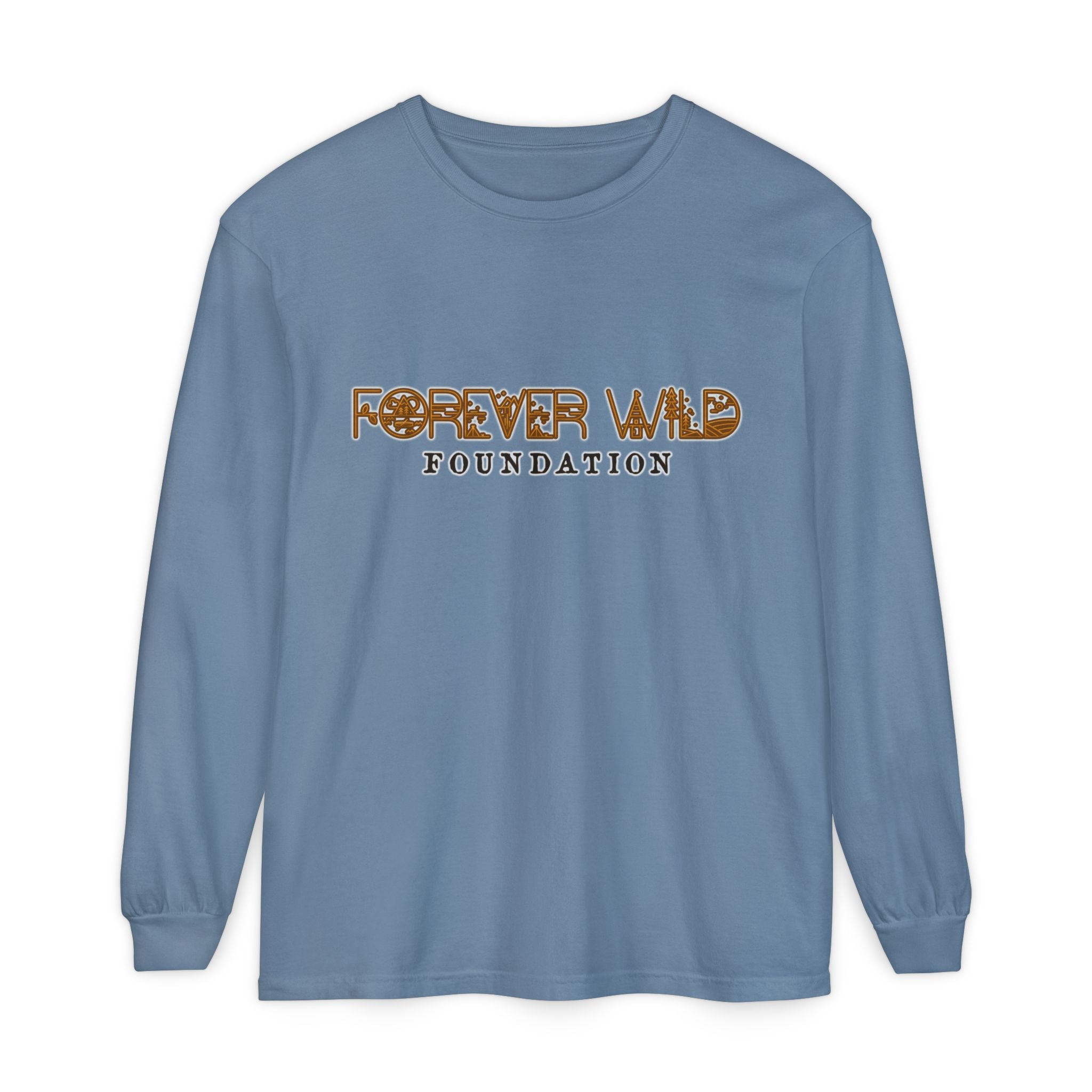 Forever Wild Foundation logo Long Sleeve T-Shirt | Nature Conservation