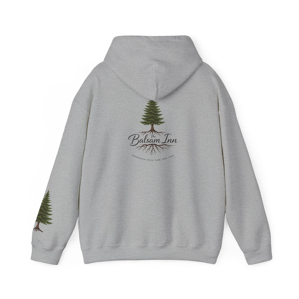 Hoodie - Balsam Inn Pine Tree Hoodie with Roots Logo