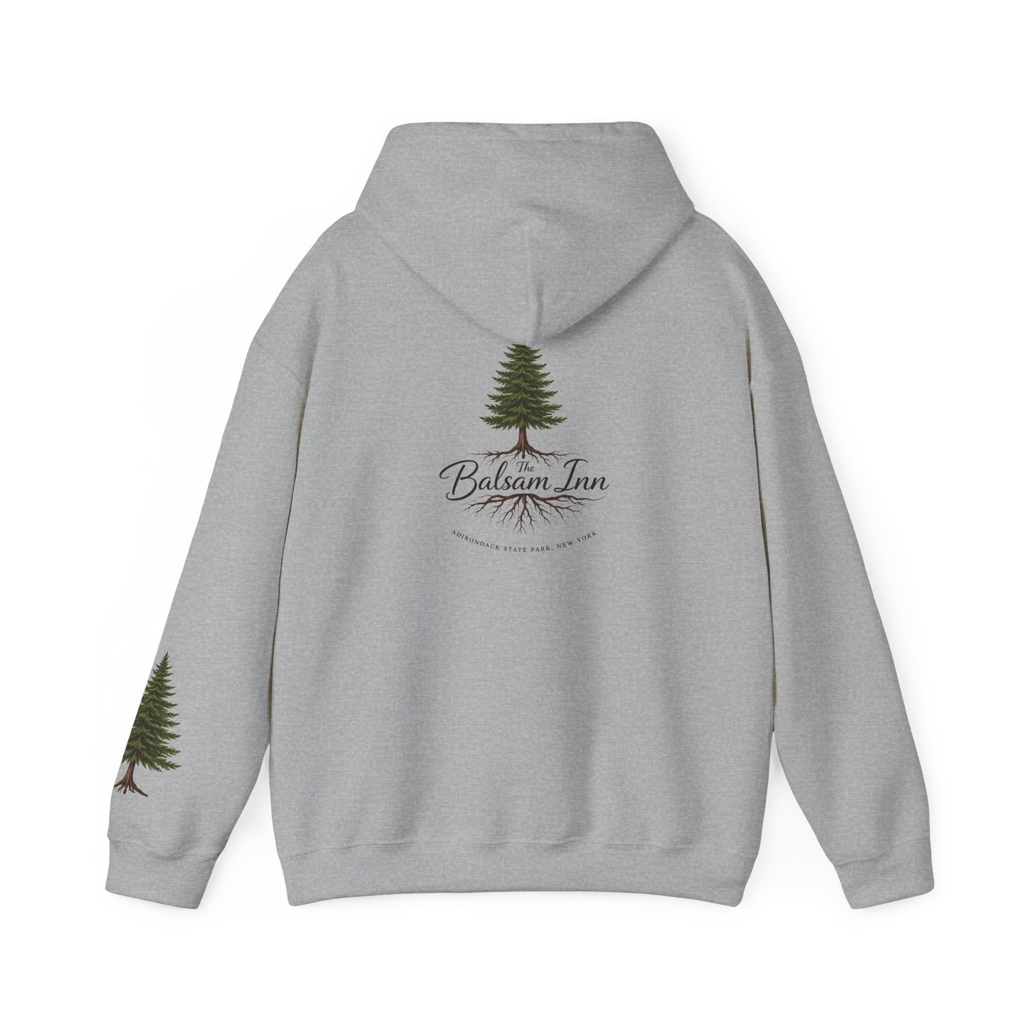 Hoodie - Balsam Inn Pine Tree Hoodie with Roots Logo