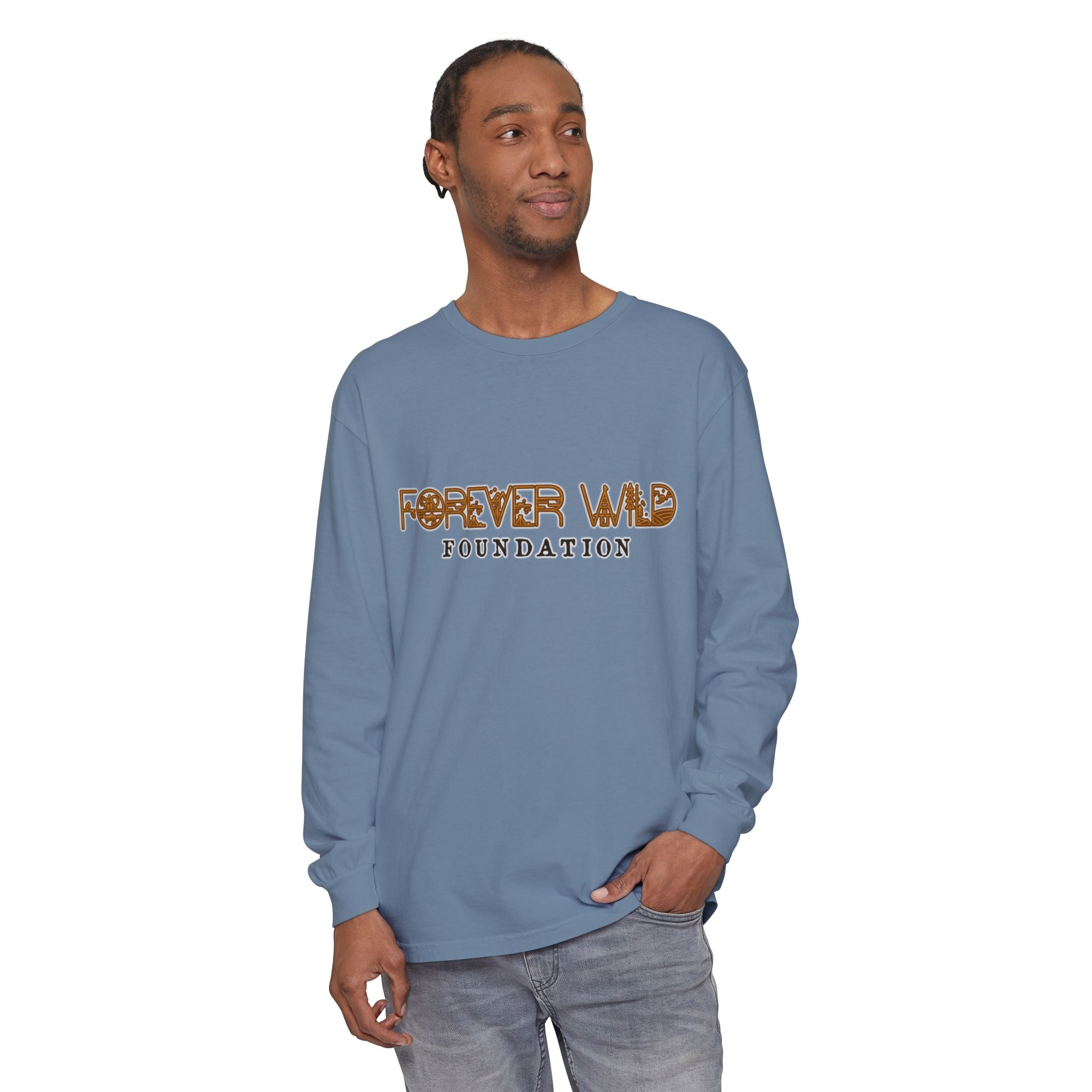 Forever Wild Foundation logo Long Sleeve T-Shirt | Nature Conservation