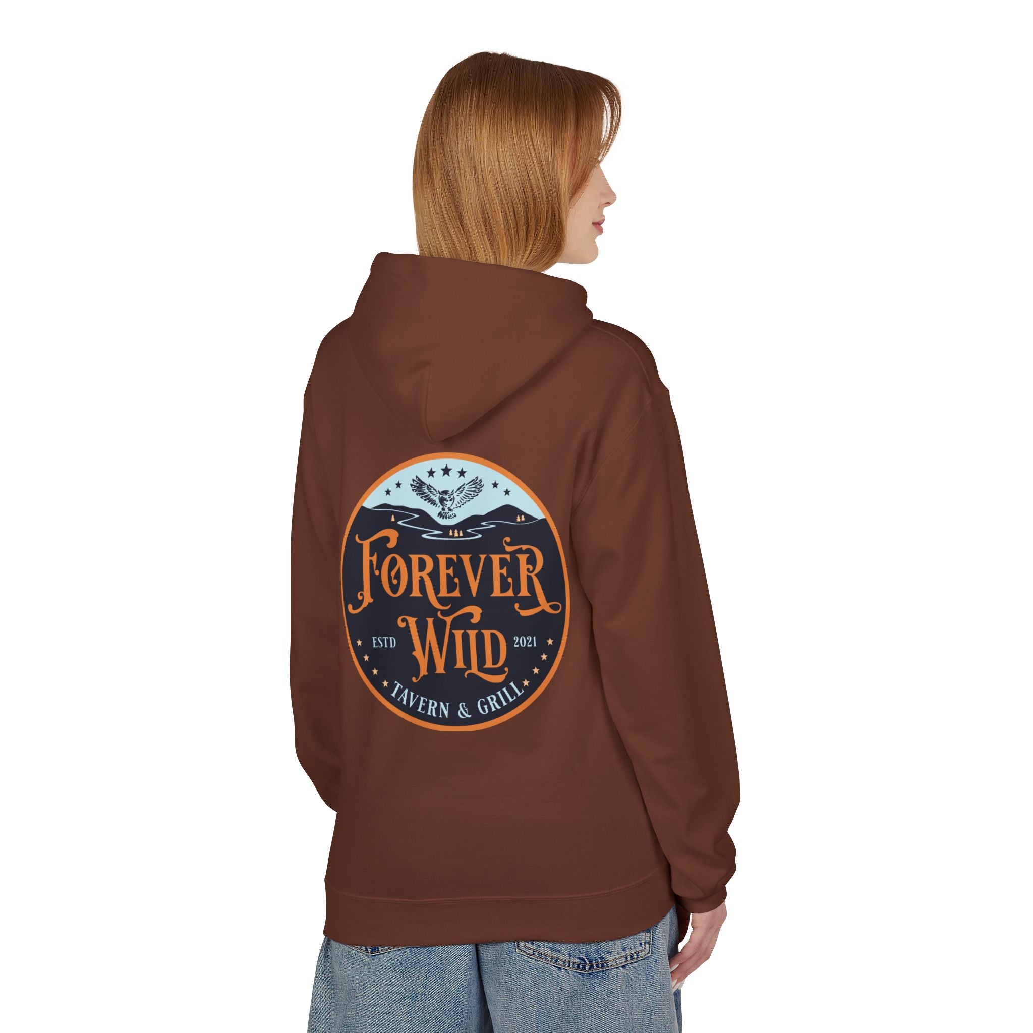 Forever Wild Tavern  | Vintage badge logo sweatshirt.