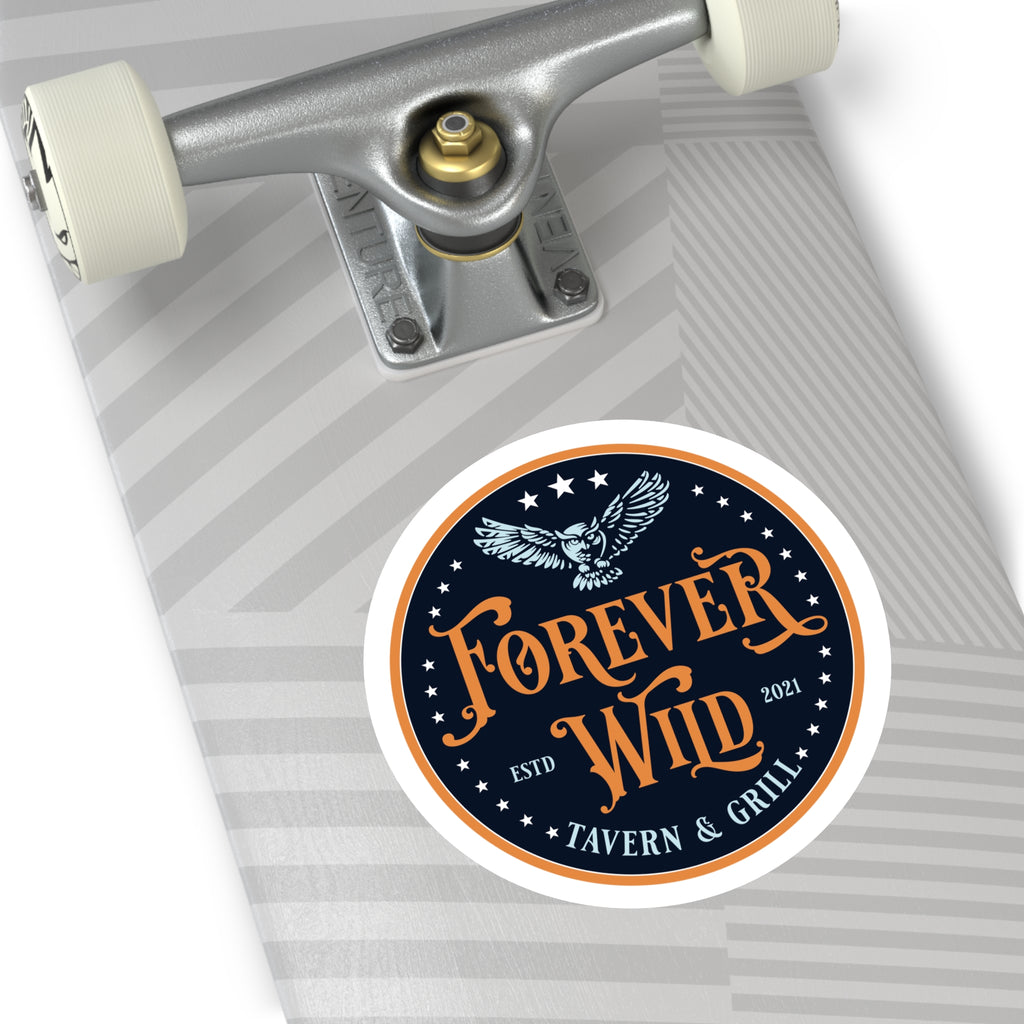 Forever Wild Round Stickers, Indoor\Outdoor