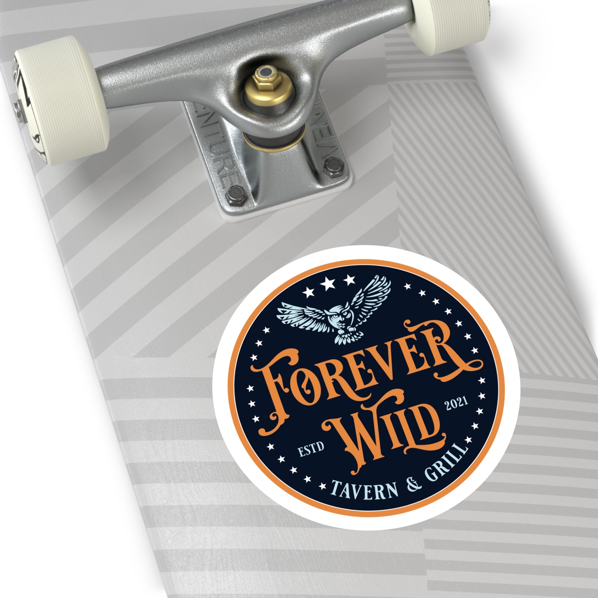 Forever Wild Round Stickers, Indoor\Outdoor