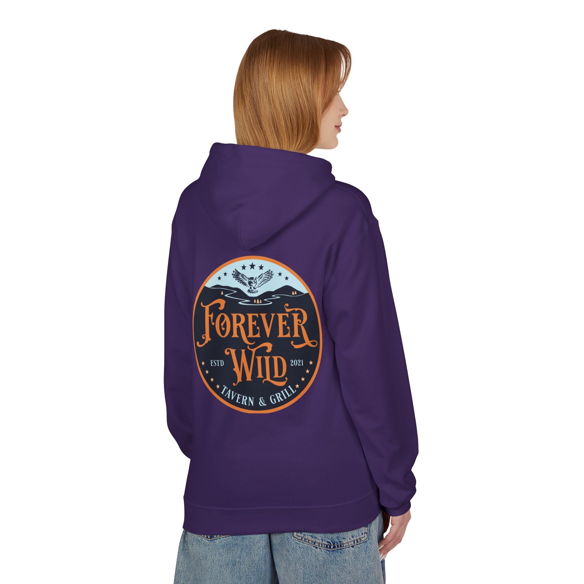 Forever Wild Tavern  | Vintage badge logo sweatshirt.