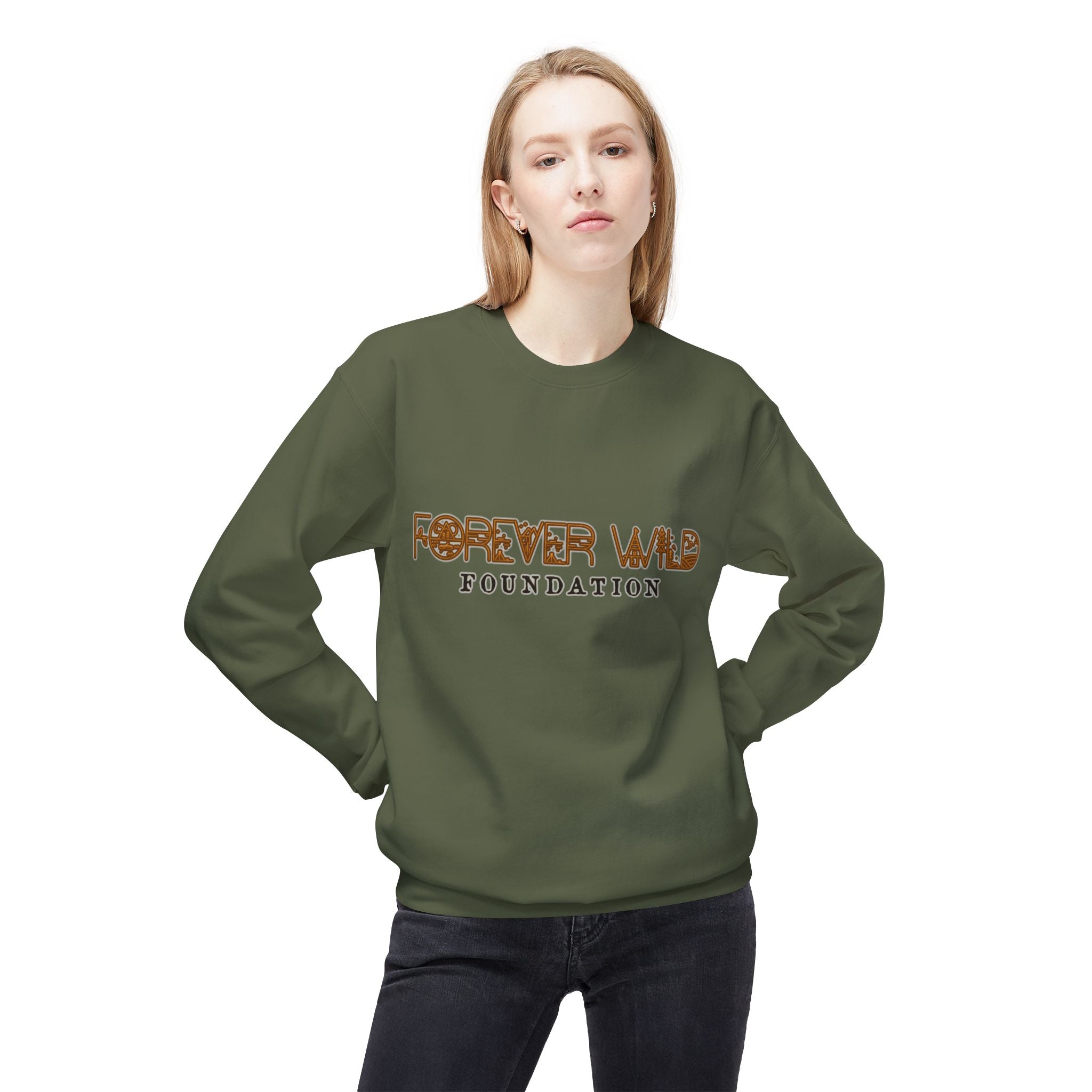 Forever Wild Foundation crewneck sweatshirt | Adirondacks Mercandise